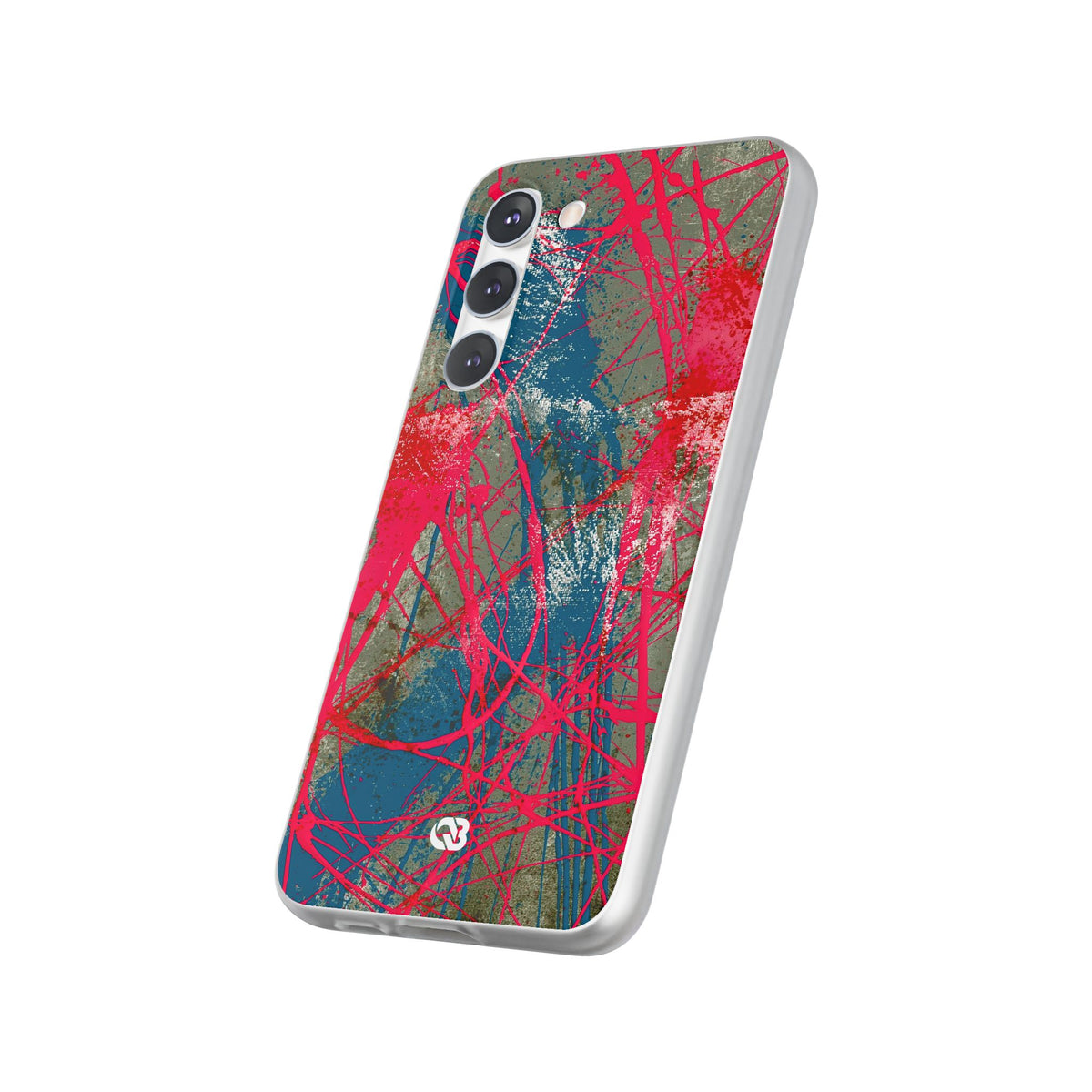 Neon Static Drip · Lite Phone Case for Samsung · Pink