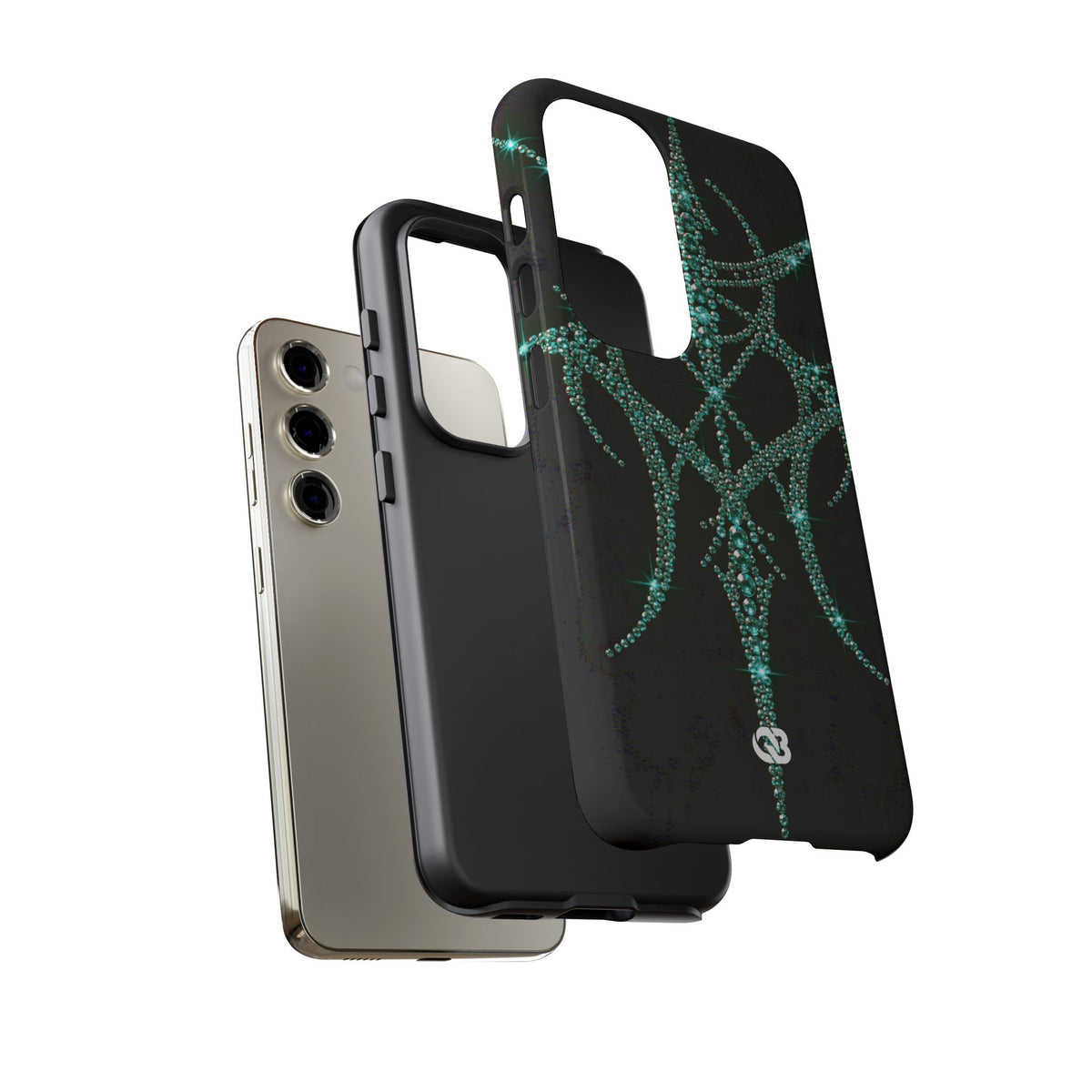 Teal Cyber Sigil · Tough Phone Case for Samsung · Teal