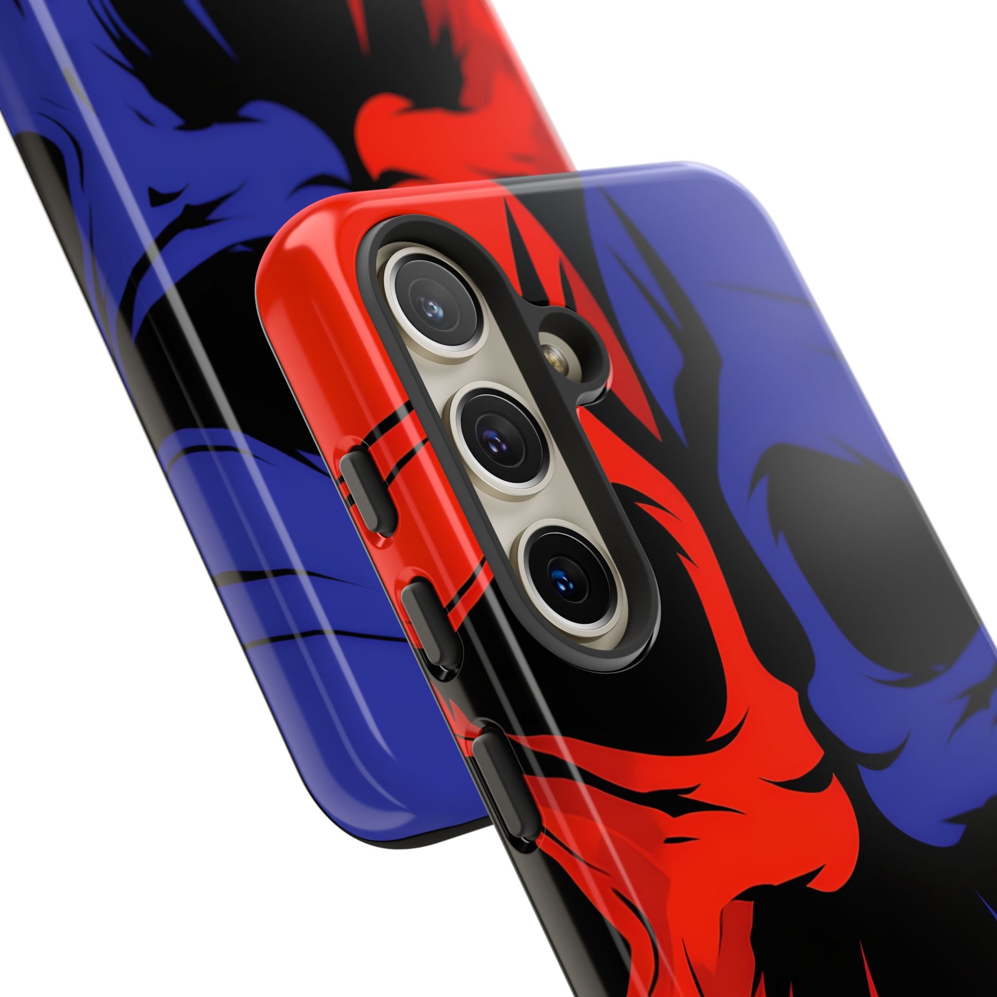 Crimson Cobalt Skulls · Tough Phone Case Samsungille