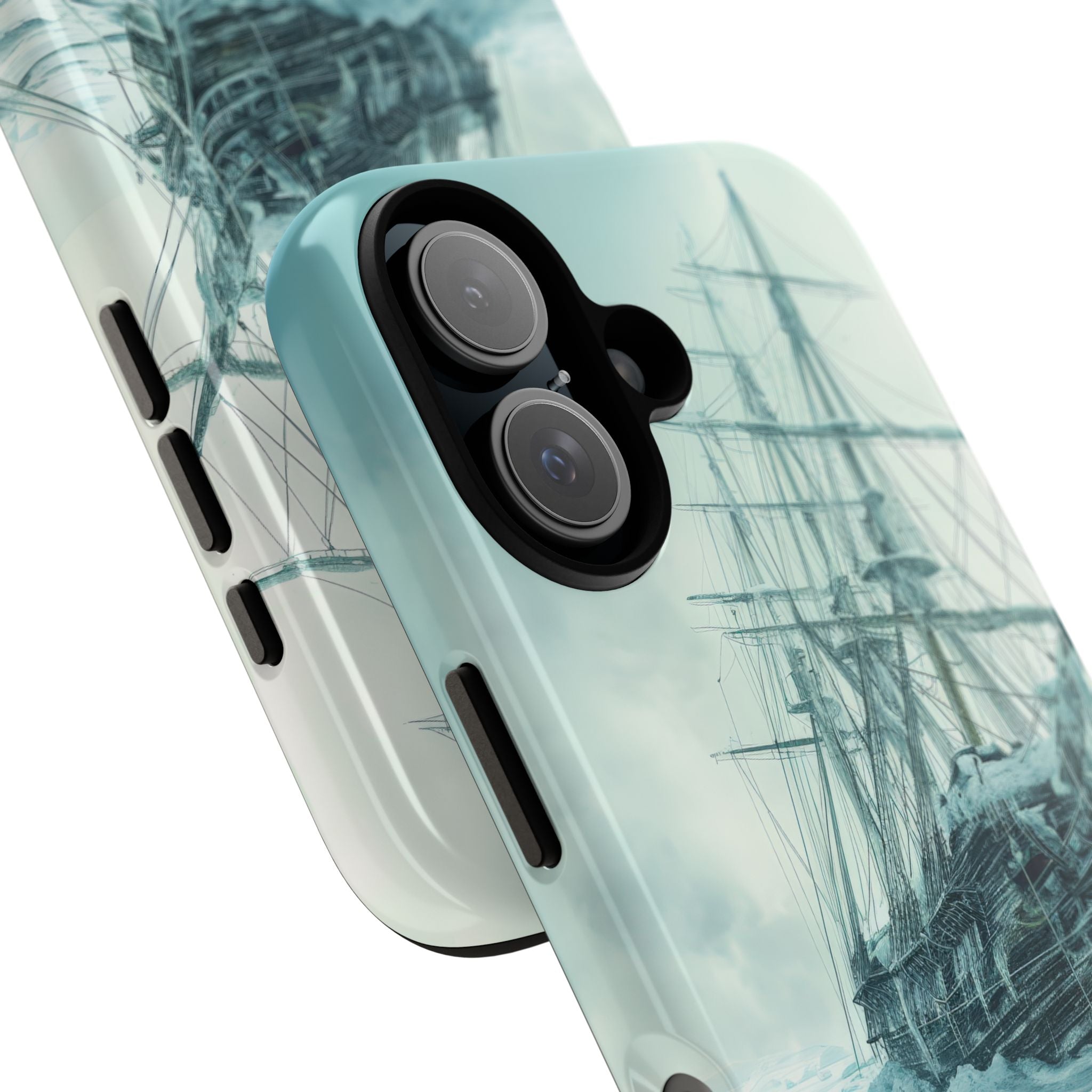 Icebound Ship iPhone 16 Case - Tough