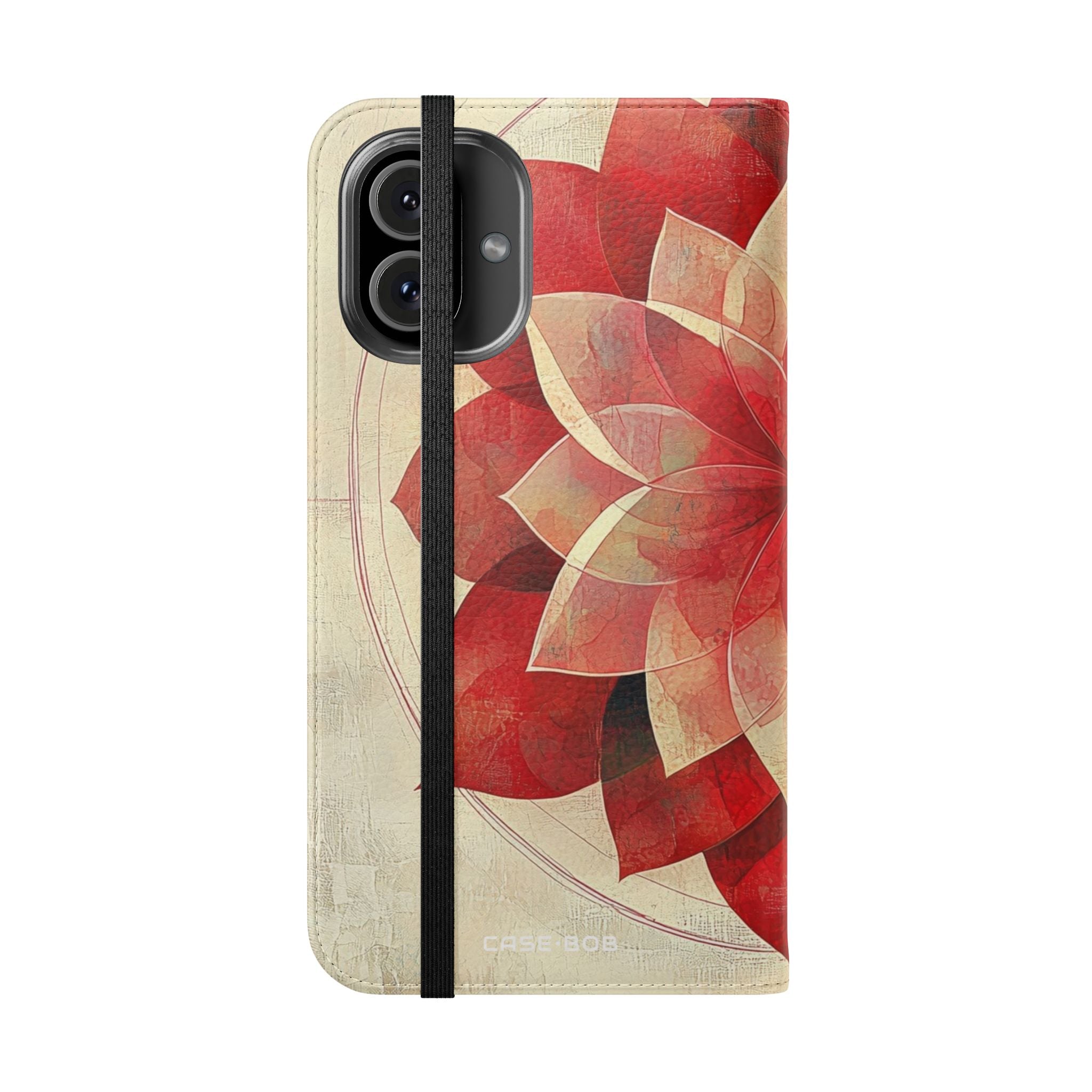 Crimson Bloom - iPhone 16 Plus Case - Wallet