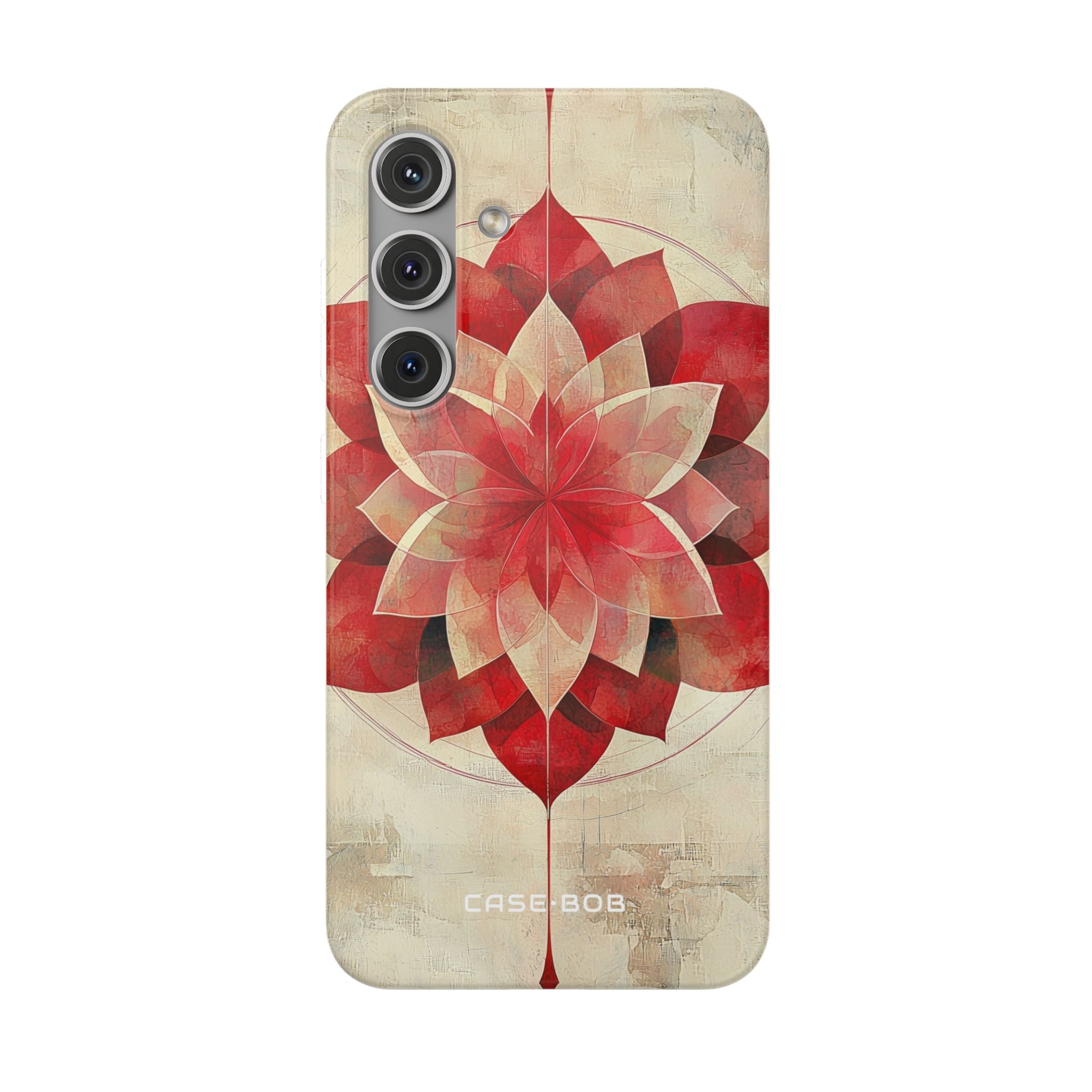 Crimson Bloom Samsung S24 Case - Soft