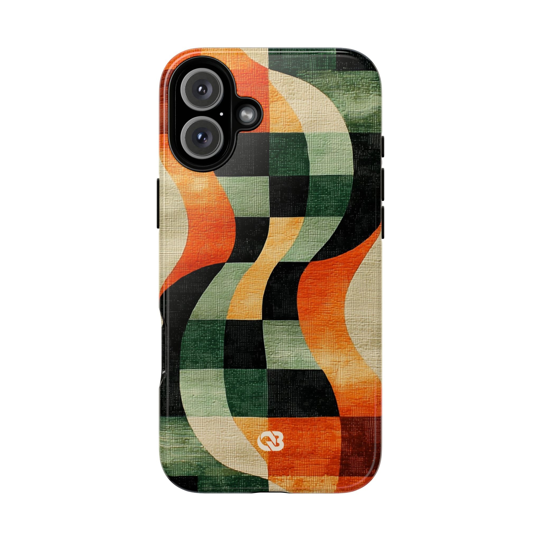 Burnt Orange Curve · Tough Etui na telefon dla iPhone