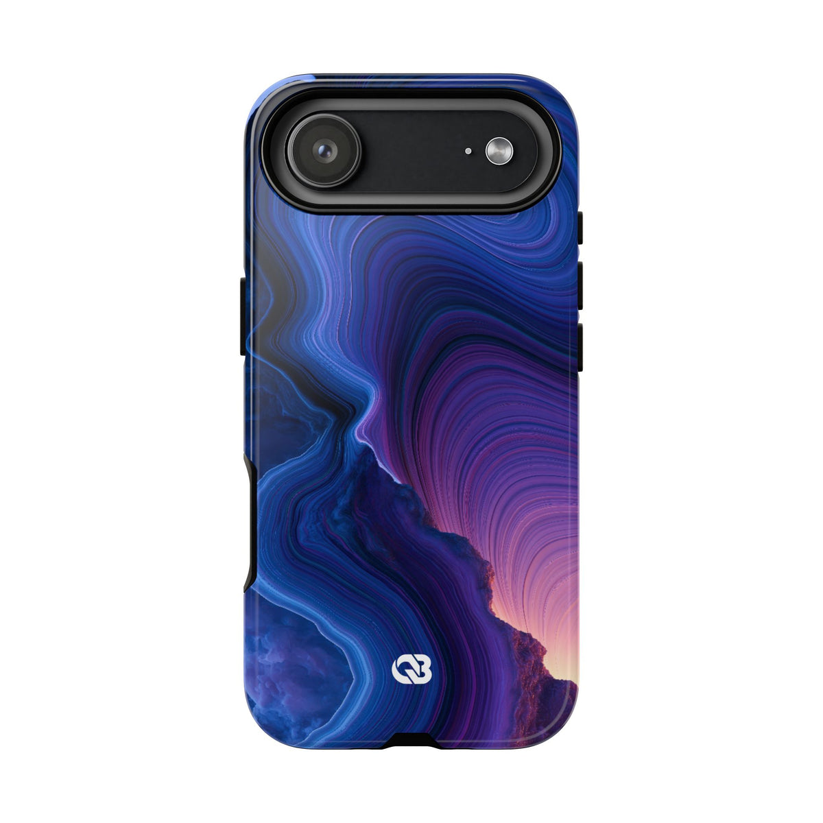 Radiant Strata · Tough Phone Case for iPhone · Blue