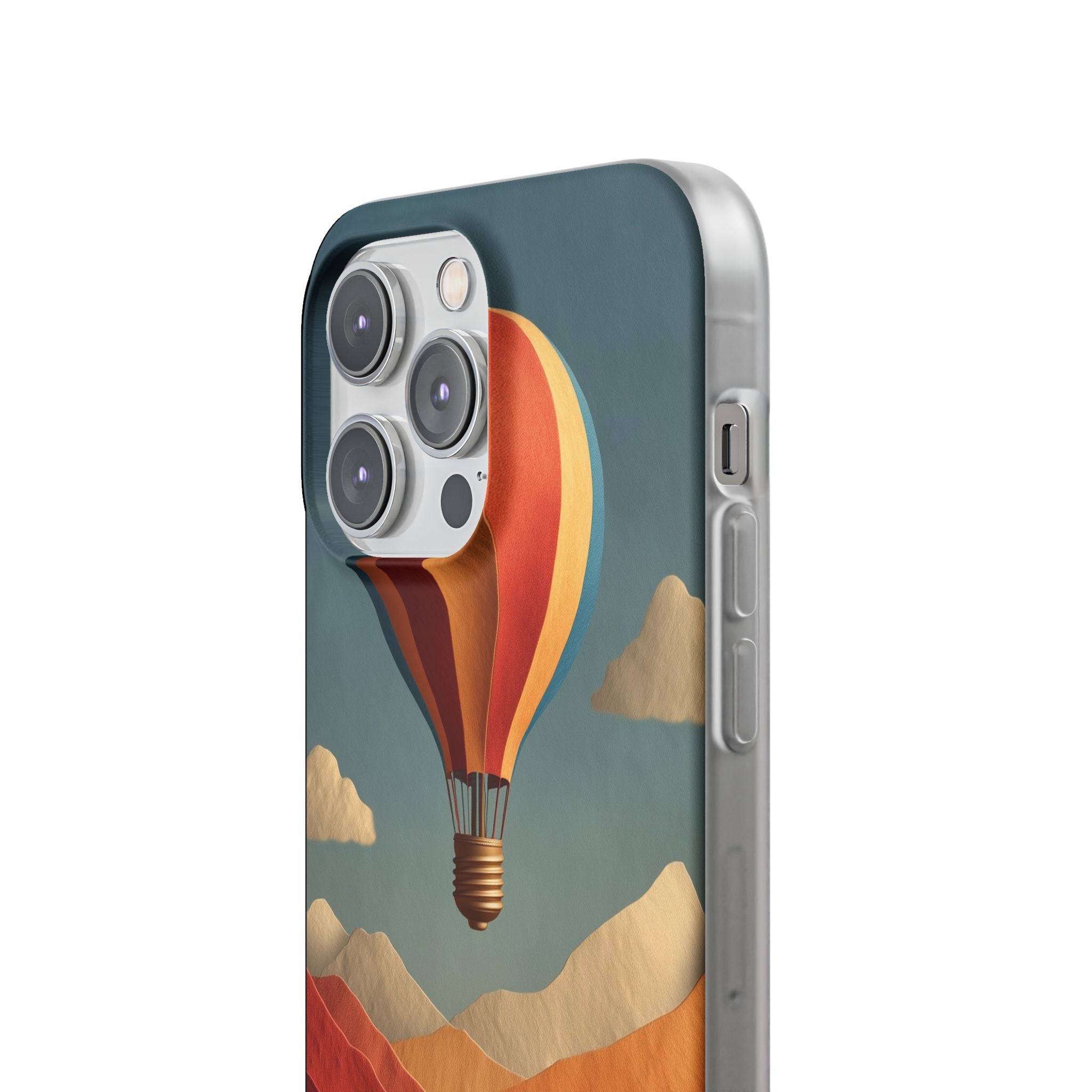 Valaisinballon iPhone 14 Pro Max -pehmeä suojakotelo