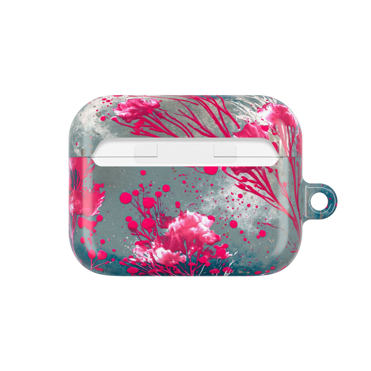 Cyber Blossom · Hard Case for AirPods & AirPods Pro · Teal