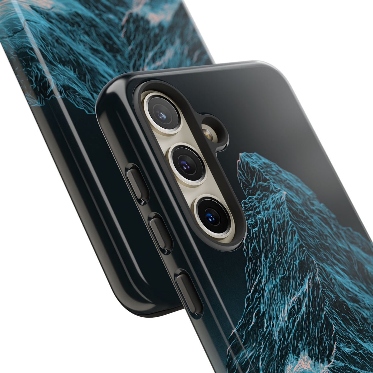 Glacial Alpine Peak · Tough Phone Case for Samsung · Blue