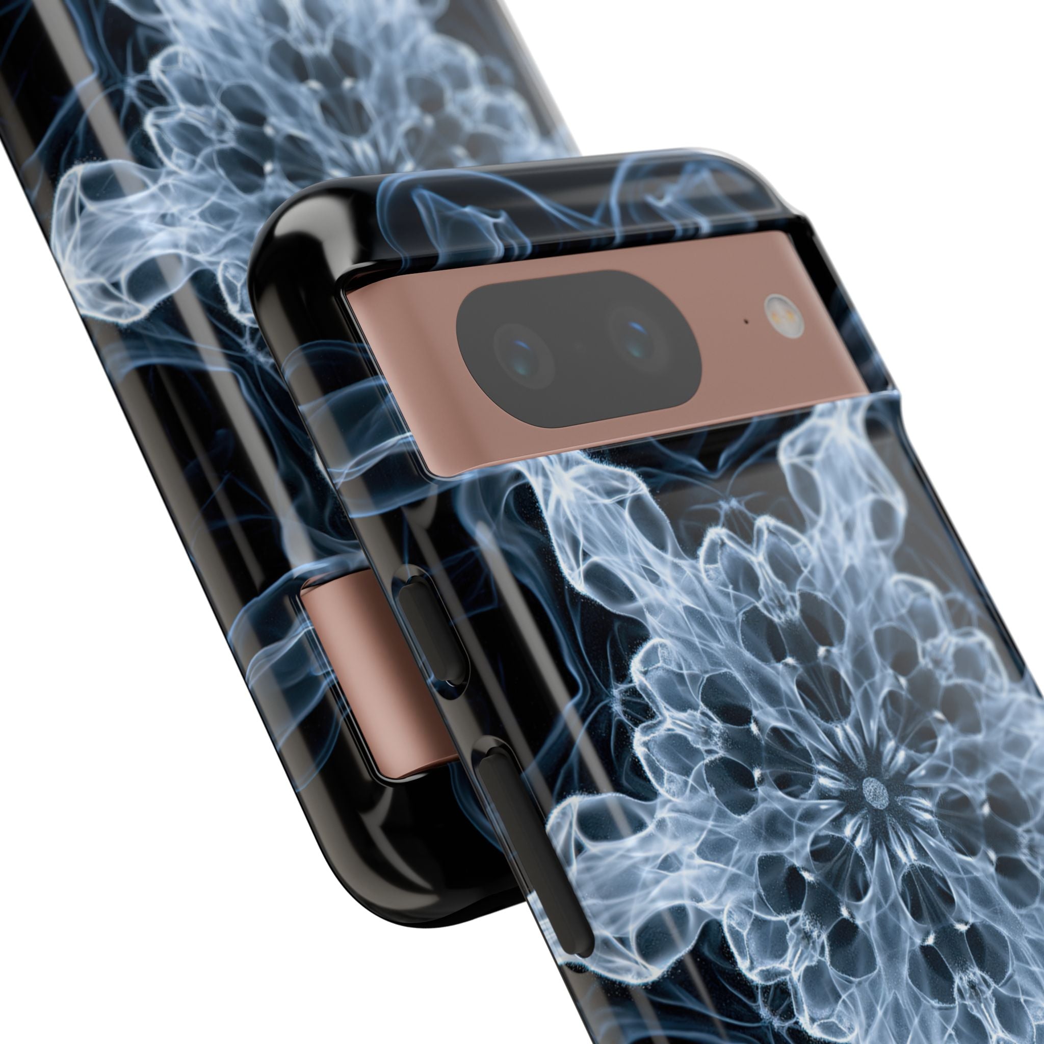 Blue Tough Phone Case for Google Pixel - Glacial Smoke Crown