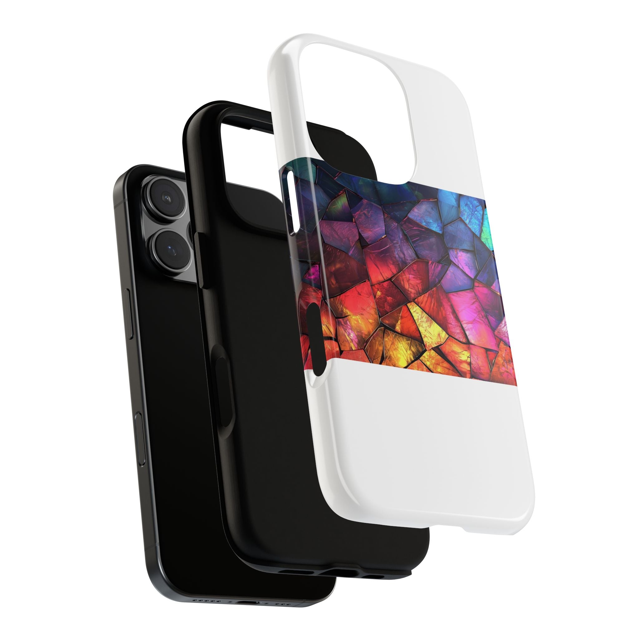 Crimson Shards iPhone 16 Pro Case - Tough