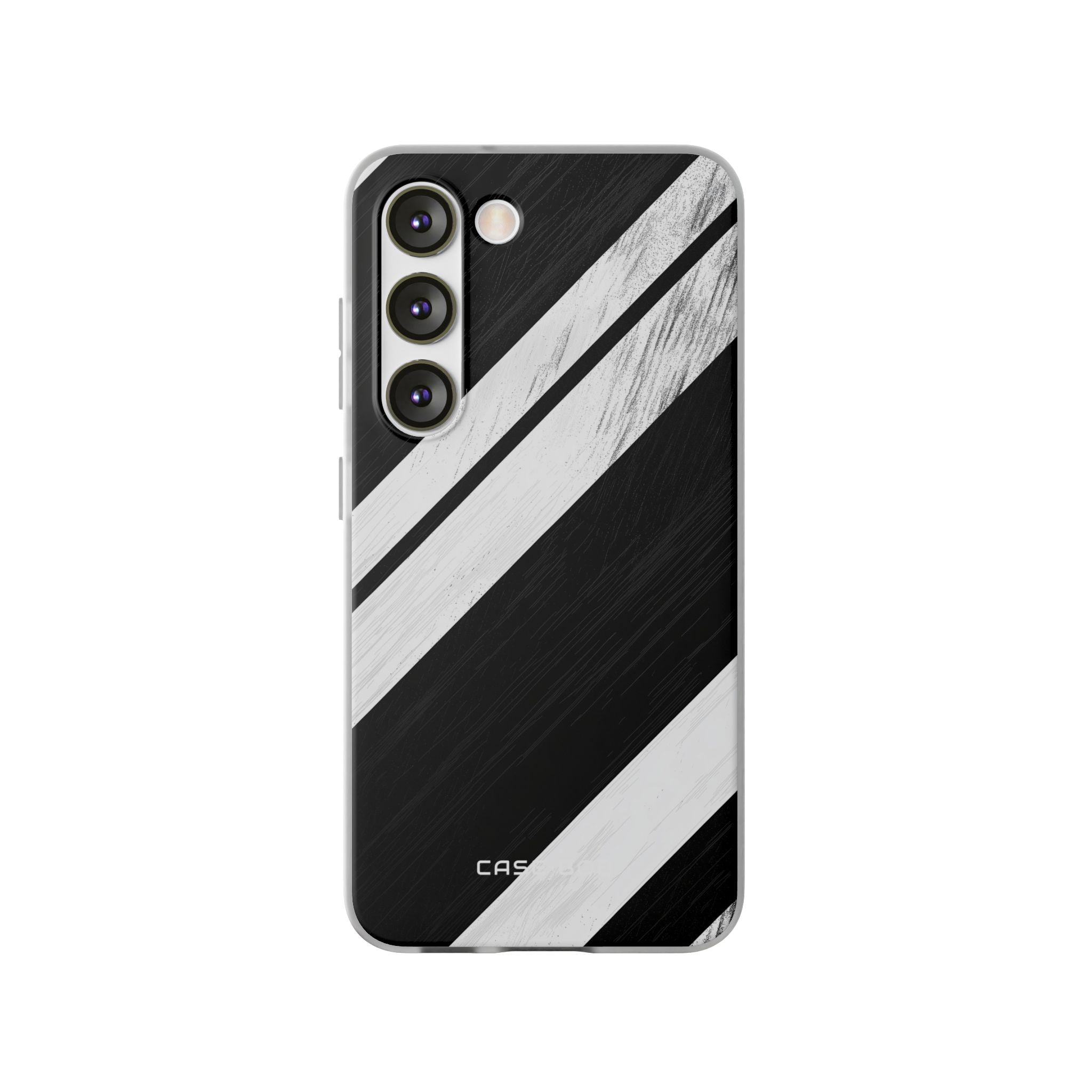 Distressed Stripe Motion Samsung S23 Case - Soft