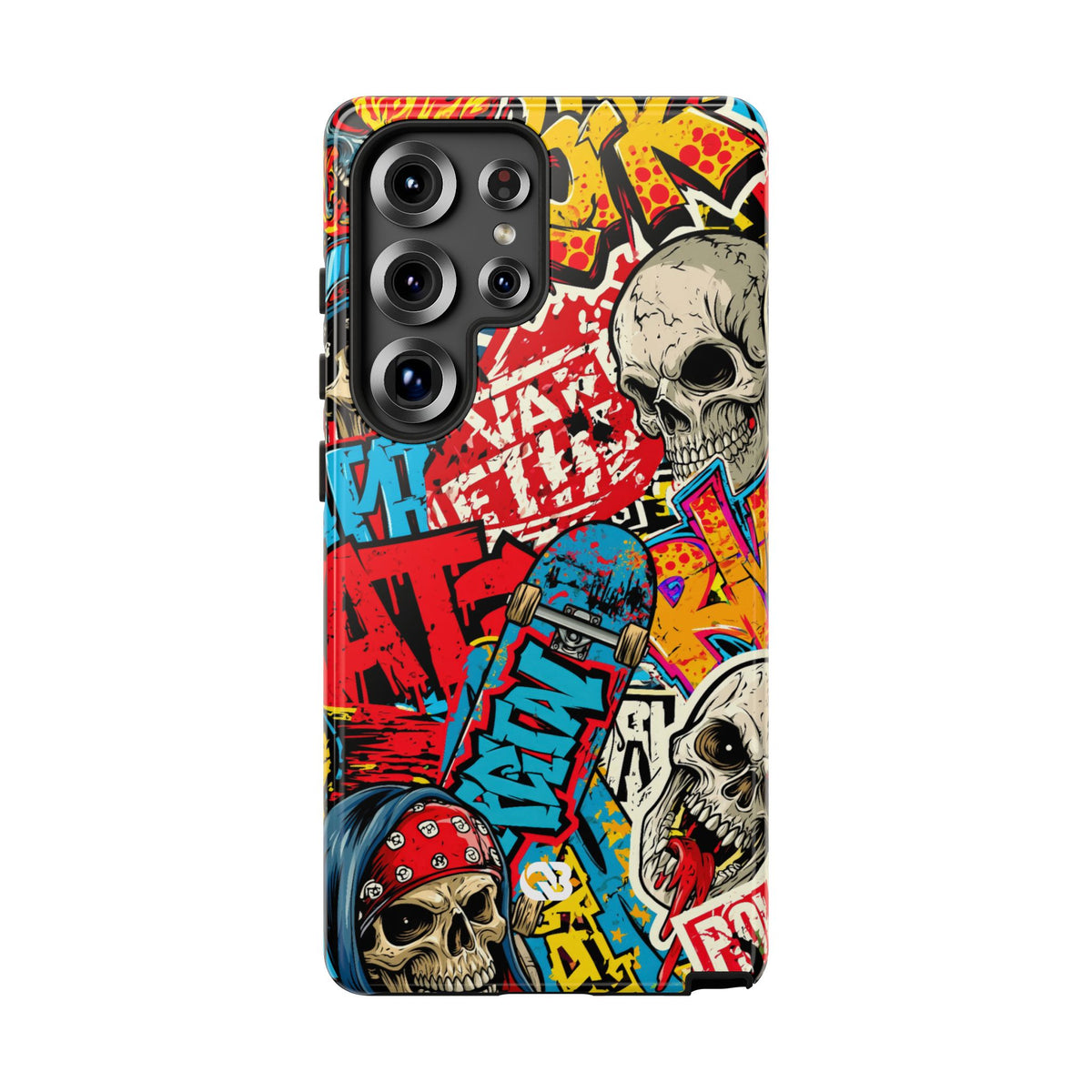 Skate Skull Riot · Tough Phone Case for Samsung · Red