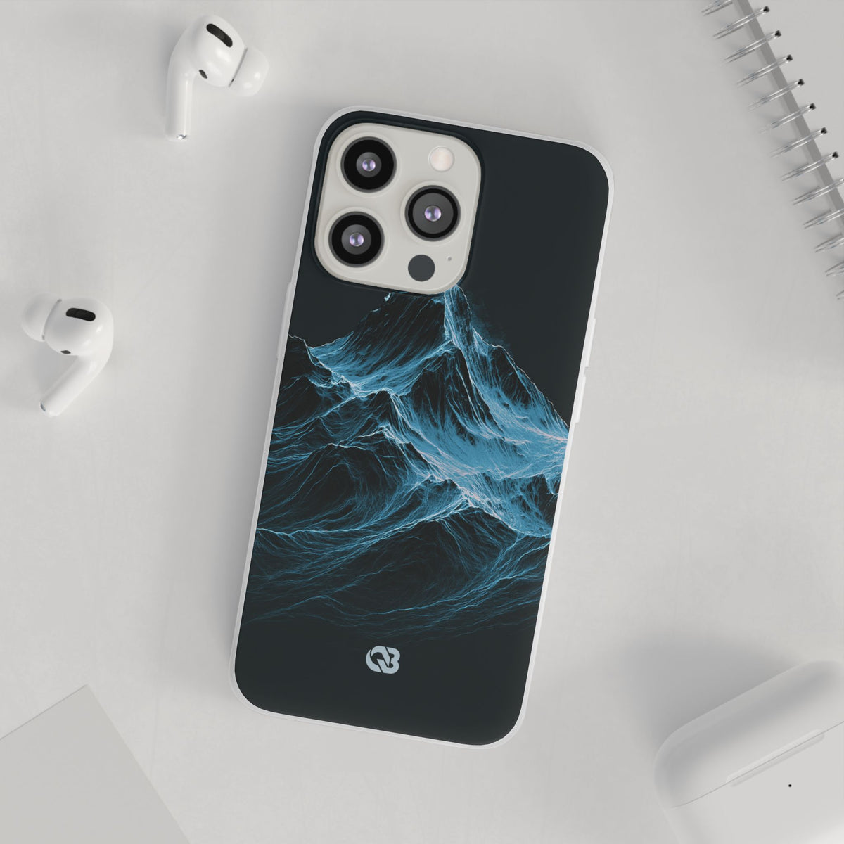Nordic Frost Peak · Lite Phone Case for iPhone · Blue