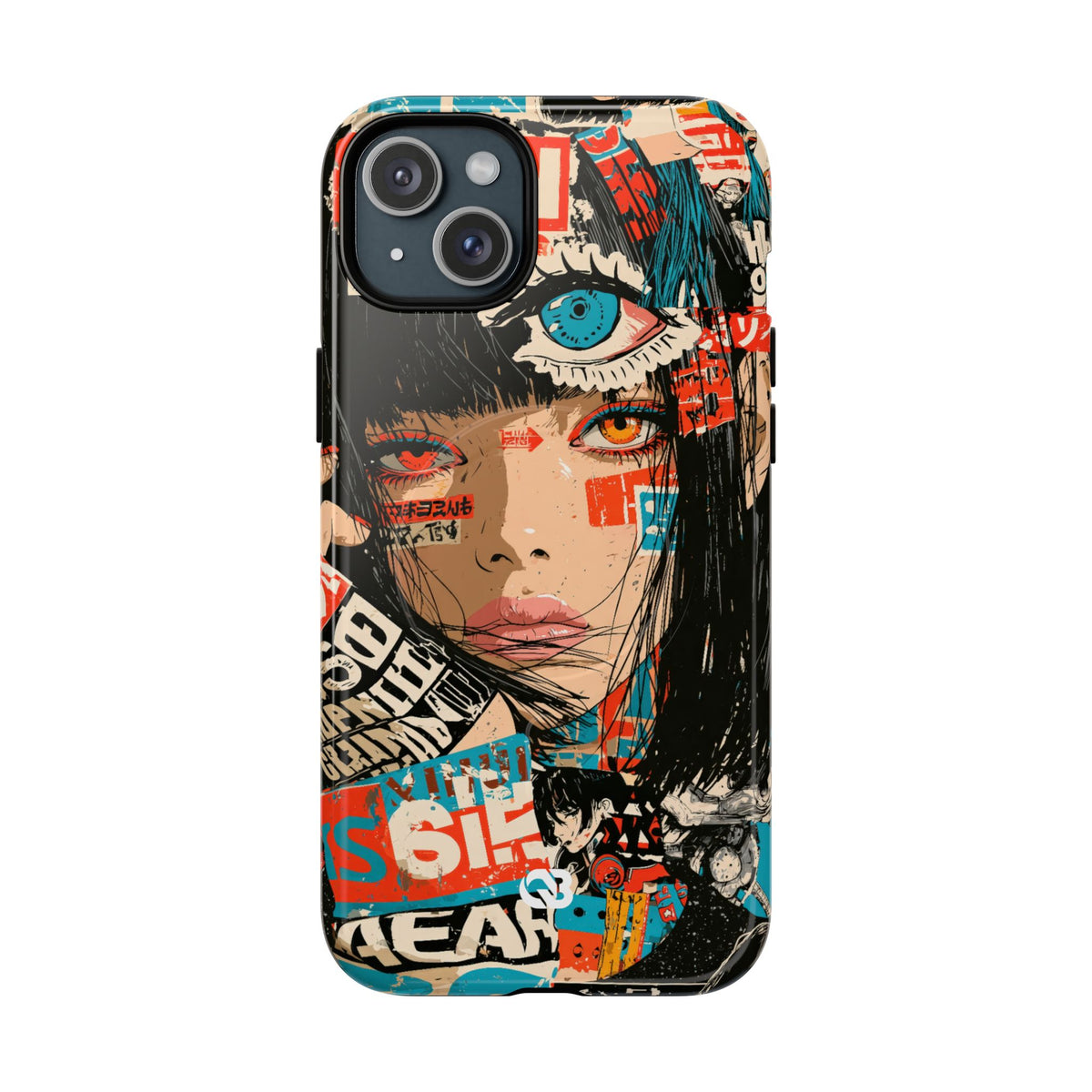 Shibuya Street Collage · Tough 2.0 Magnetic Phone Case for iPhone · Red