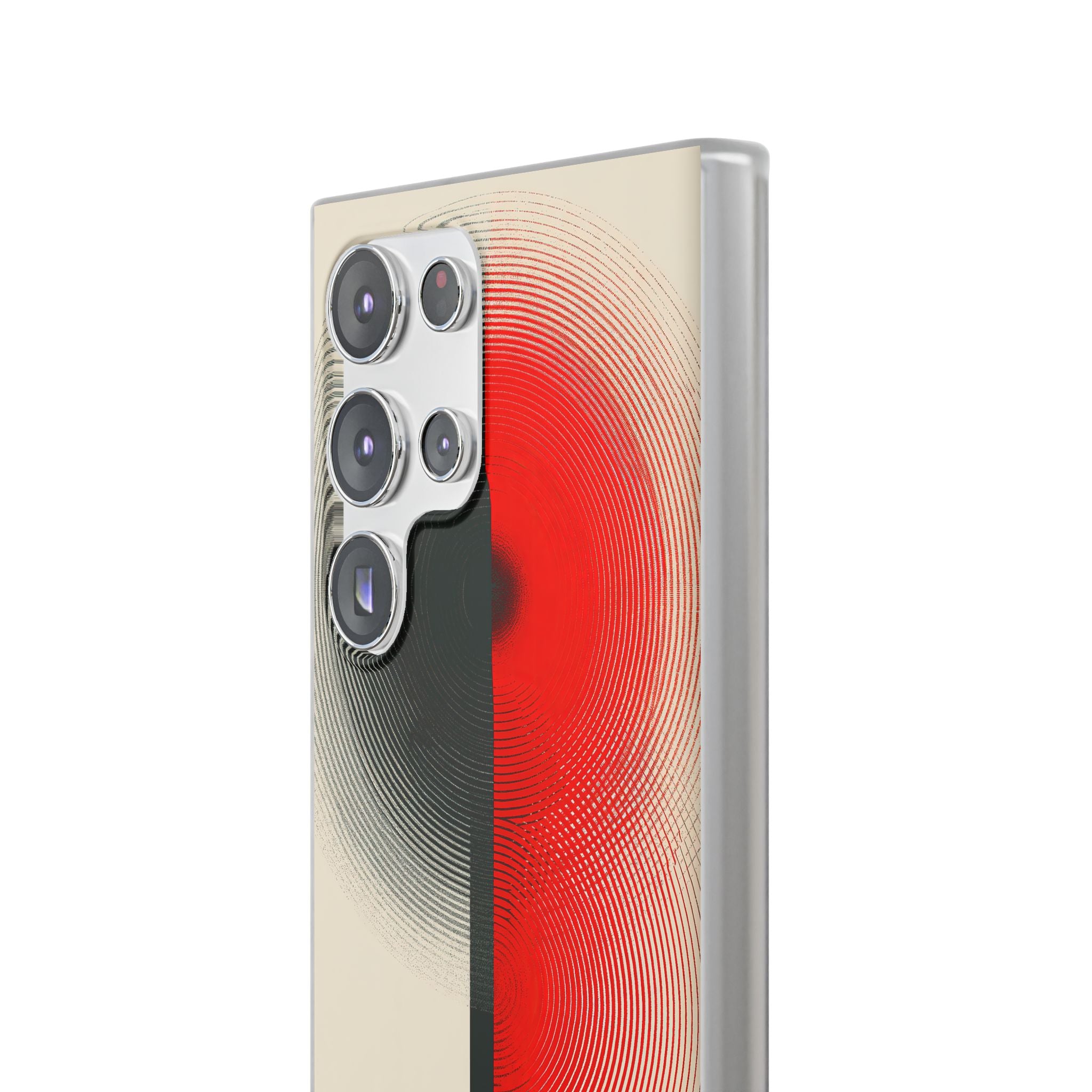 Red Lite Phone Case for Samsung - Split Signal Red