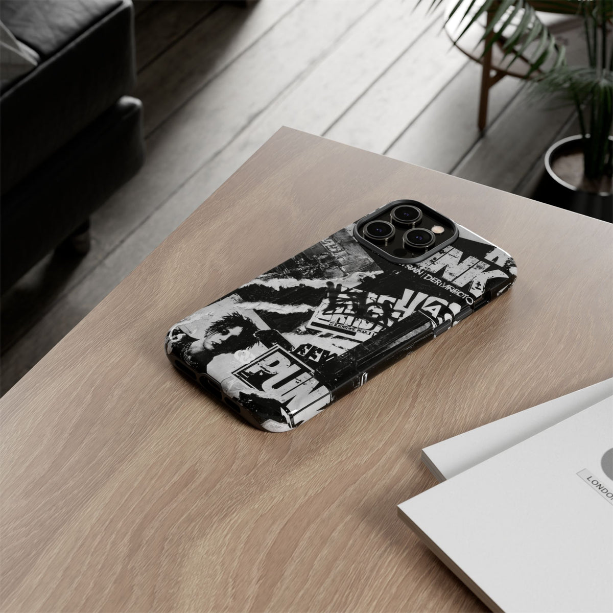 Underground Punk Collage · Tough Phone Case for iPhone · Black