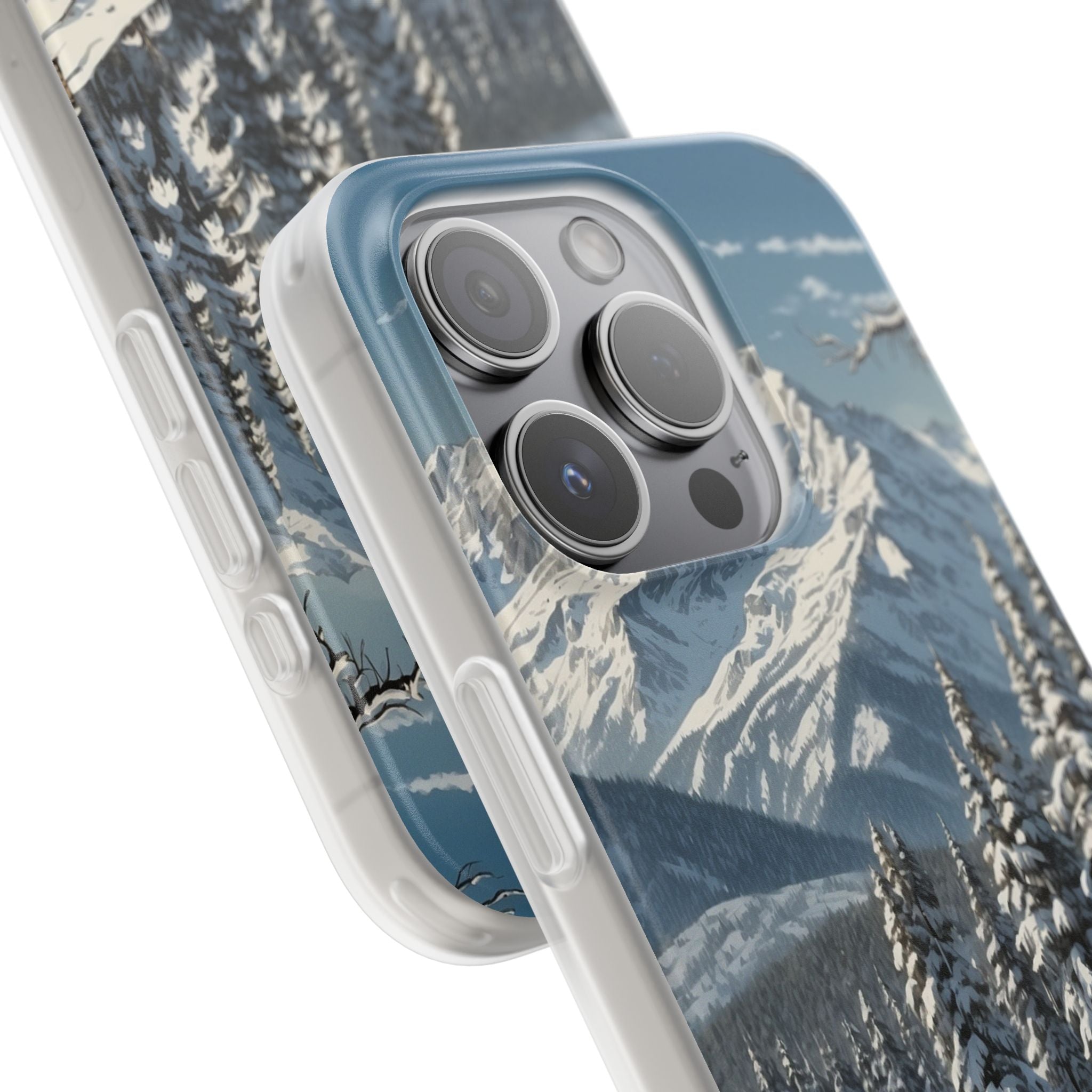 Frozen Ridge Valley · Soft Phone Case for iPhone