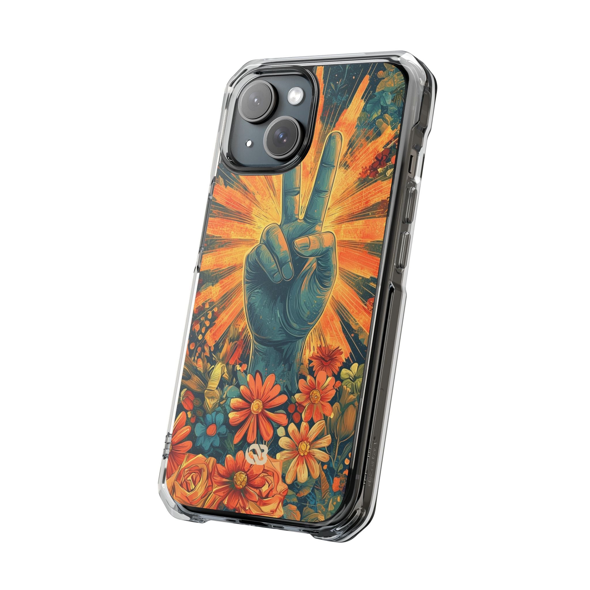 Radiant Peace Bloom · Impact etui na telefon dla iPhone · MagSafe