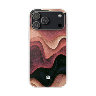 Rose Contour Waves · Lite Phone Case for iPhone · Pink