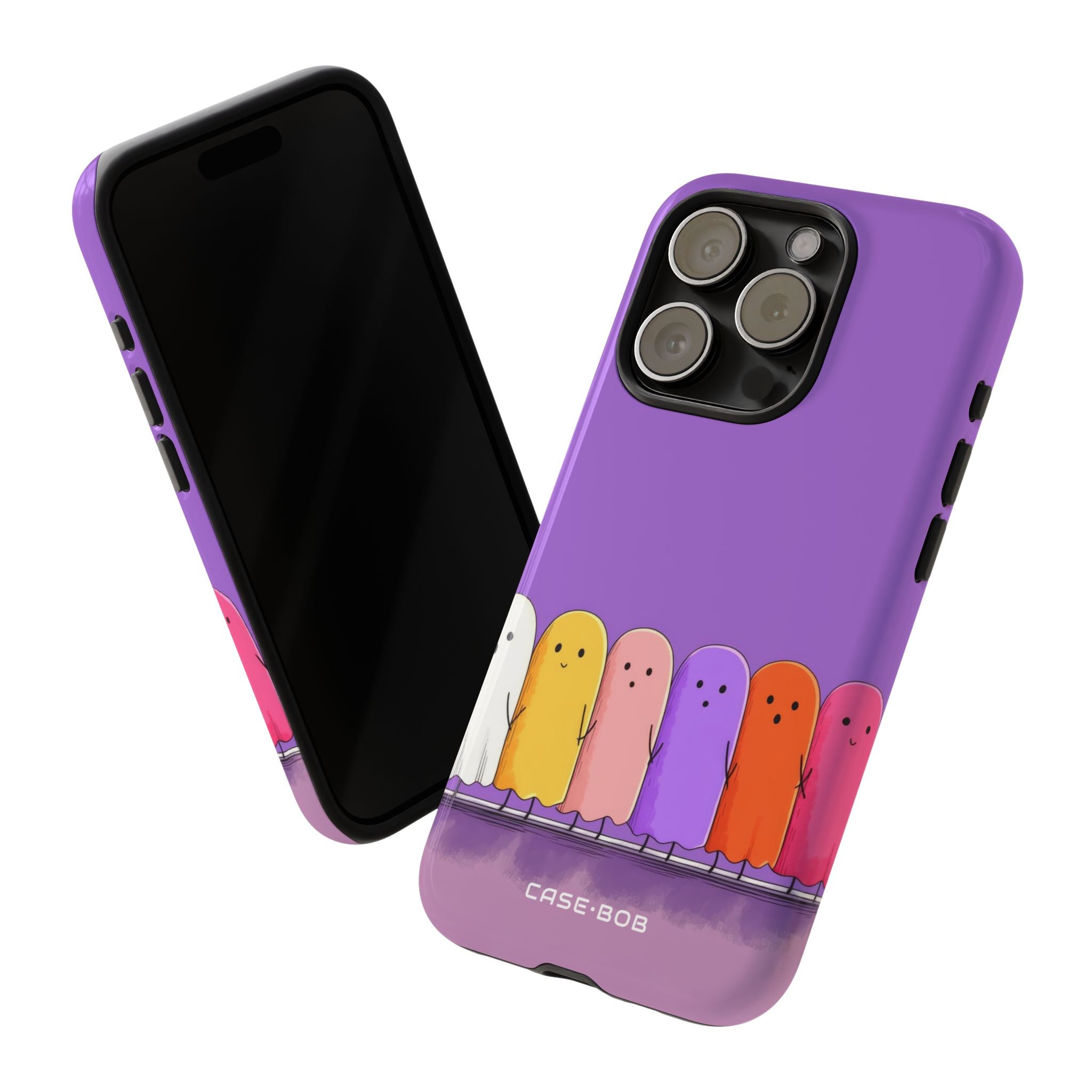 Bunte Geister iPhone 15 Pro Case - Tough