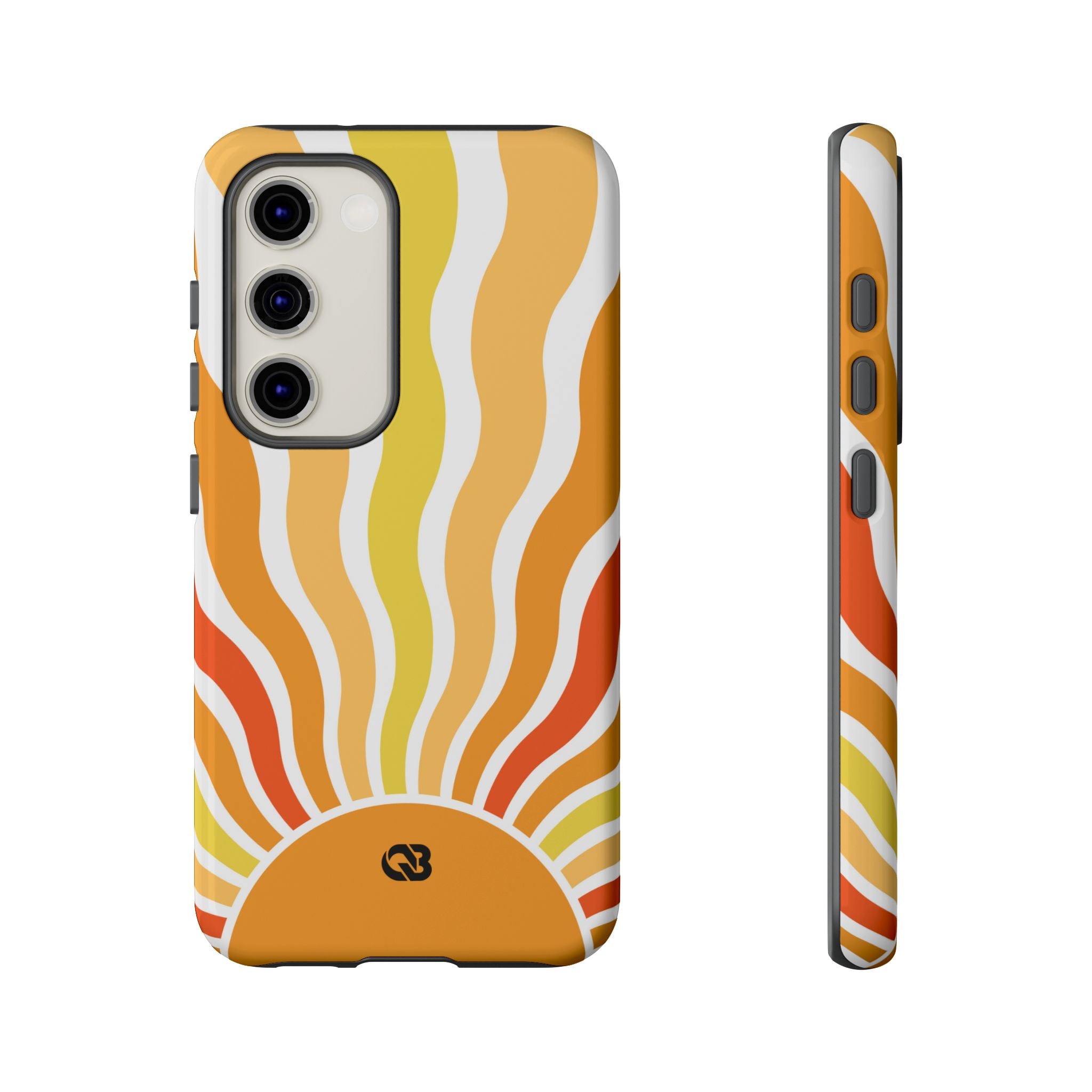 Amber Solar Waves · Tough Phone Case for Samsung