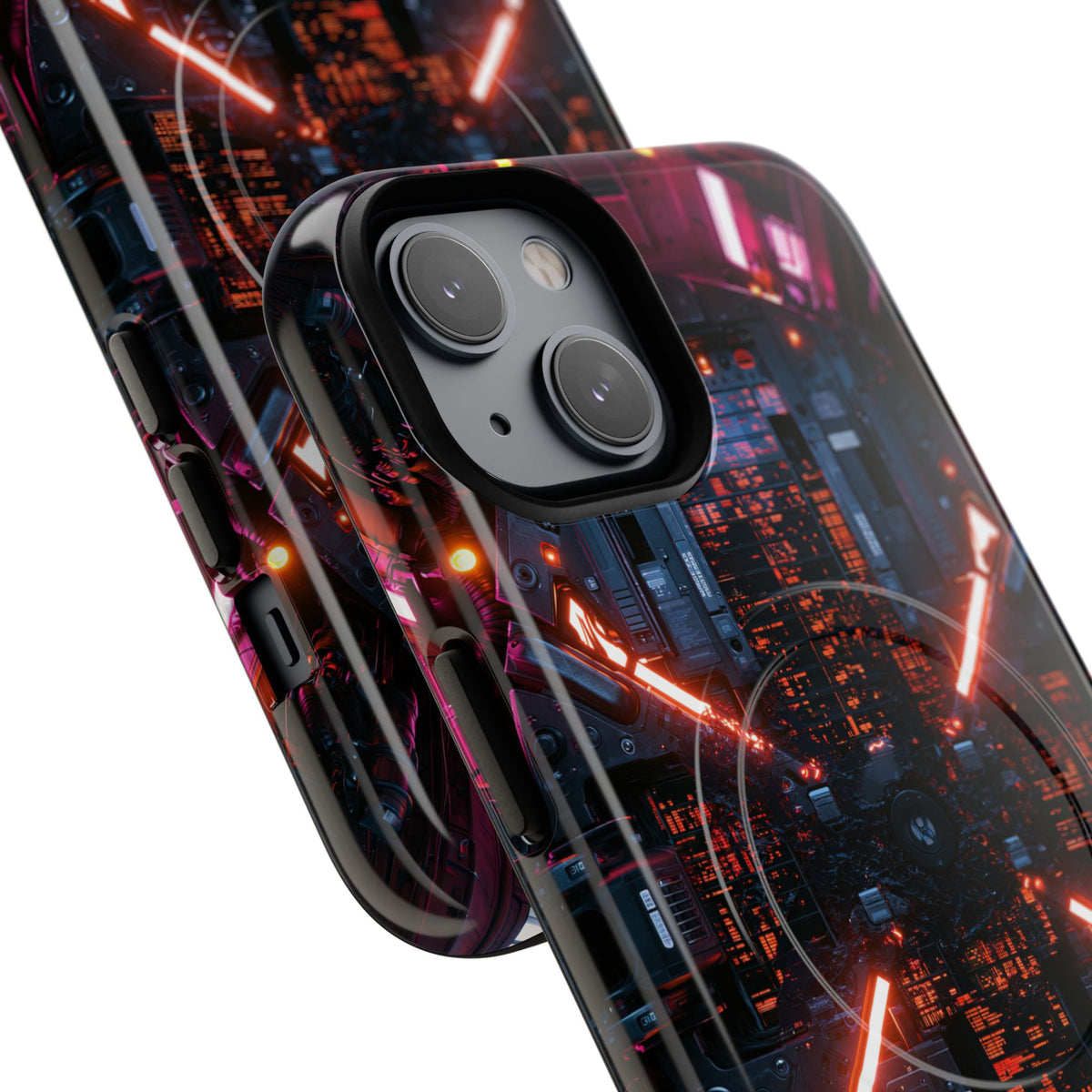 Cybernetic Reactor Core · Tough 2.0 Magnetic Phone Case for iPhone · Black