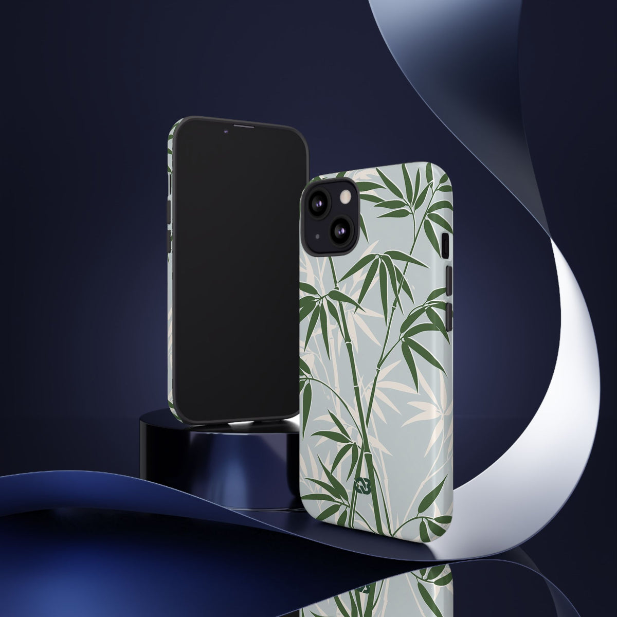 Serene Bamboo · Tough Phone Case for iPhone · Green