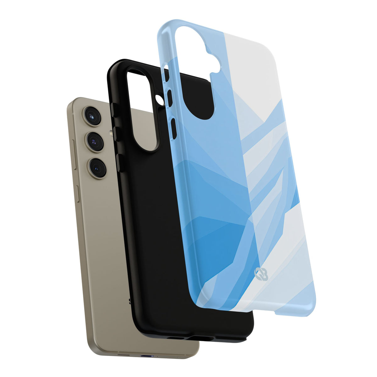 Blue Tough Phone Case for Samsung - Arctic Glacial Ridge