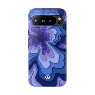 Periwinkle Strata Bloom · Tough Phone Case for Pixel · Purple