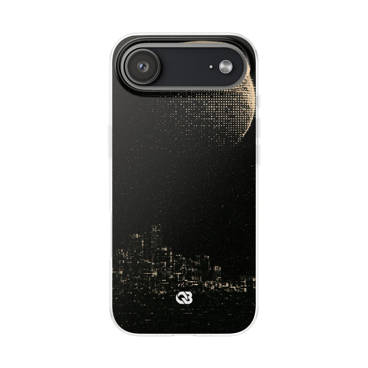 Lunar Metropolis Nocturne · Lite Phone Case for iPhone · Black
