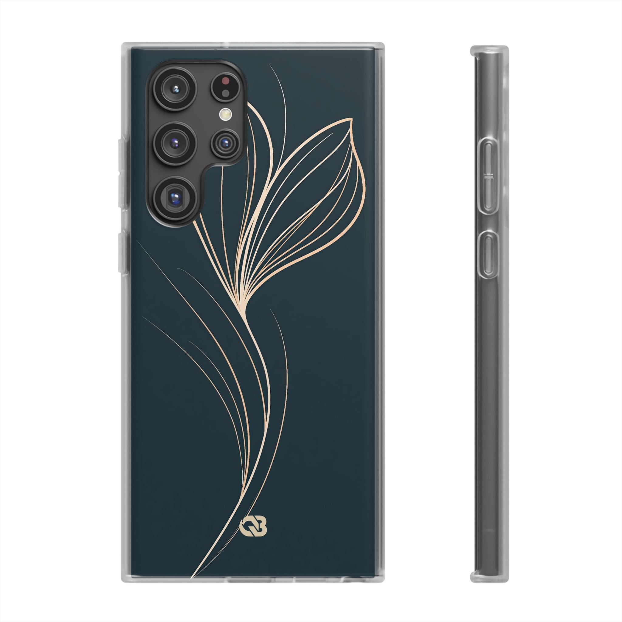 Teal Lite Phone Case for Samsung - Sandstone Silk Flora