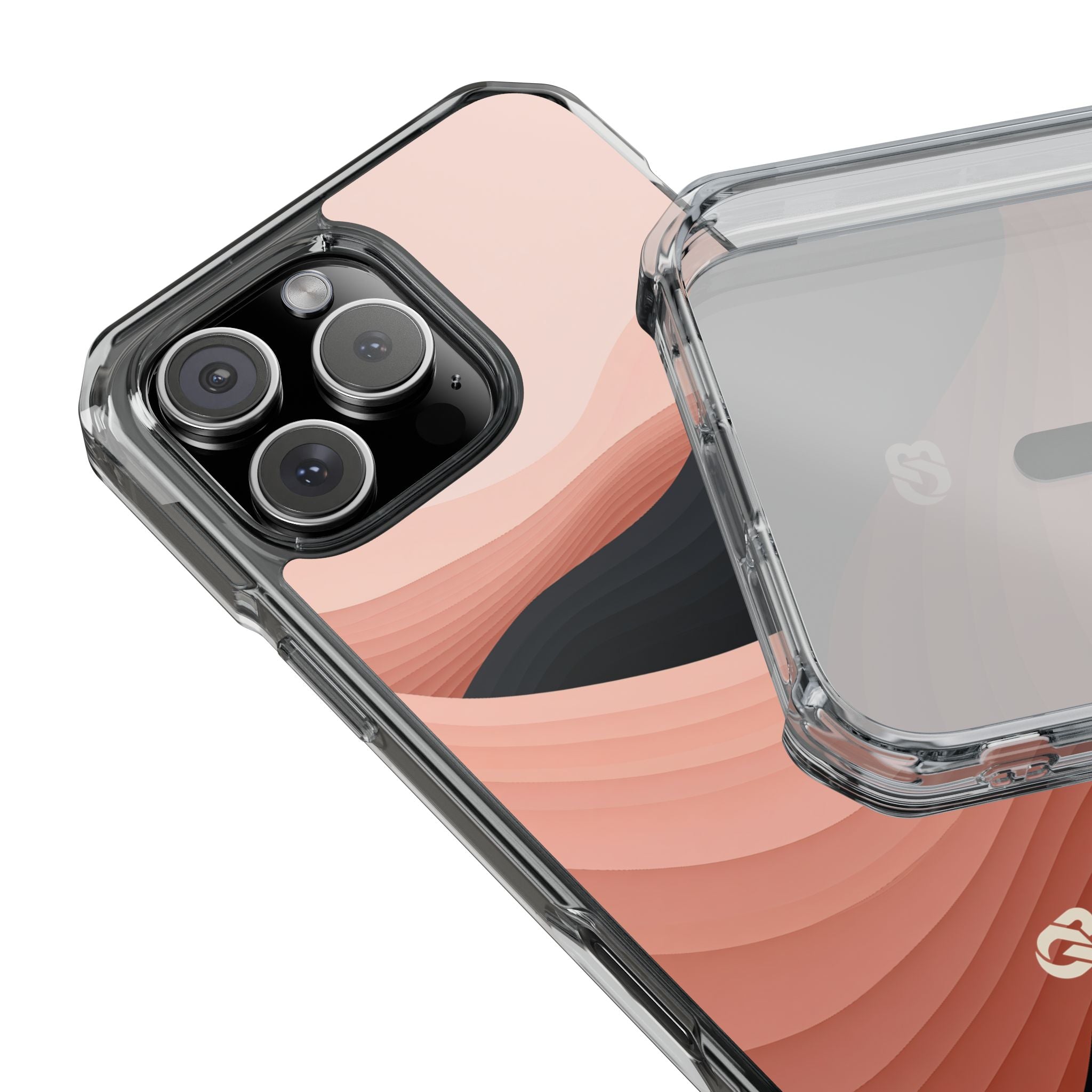 Pink Impact MagSafe Phone Case for iPhone - Dune Shadow Layers