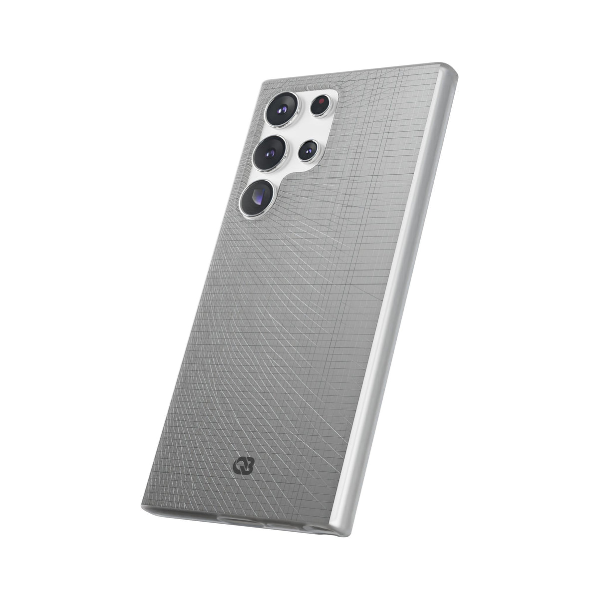 Grey Lite Phone Case for Samsung - Chrome Mesh Warp