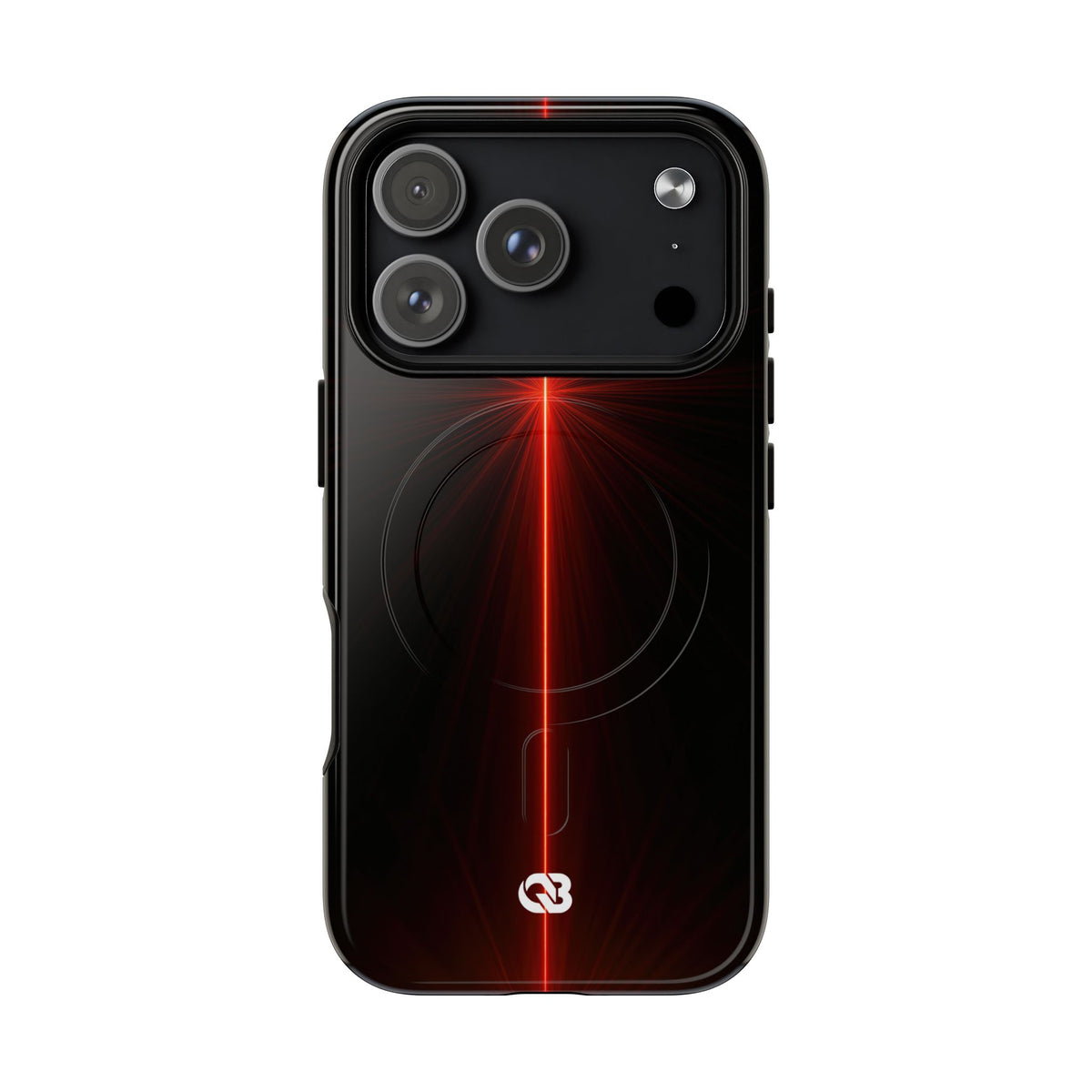 Red Tough 2.0 Magsafe Phone Case for iPhone - Crimson Flare Vector