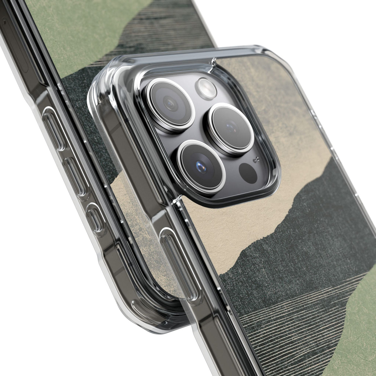 Green Impact MagSafe Phone Case for iPhone - Moss Ridge Grain