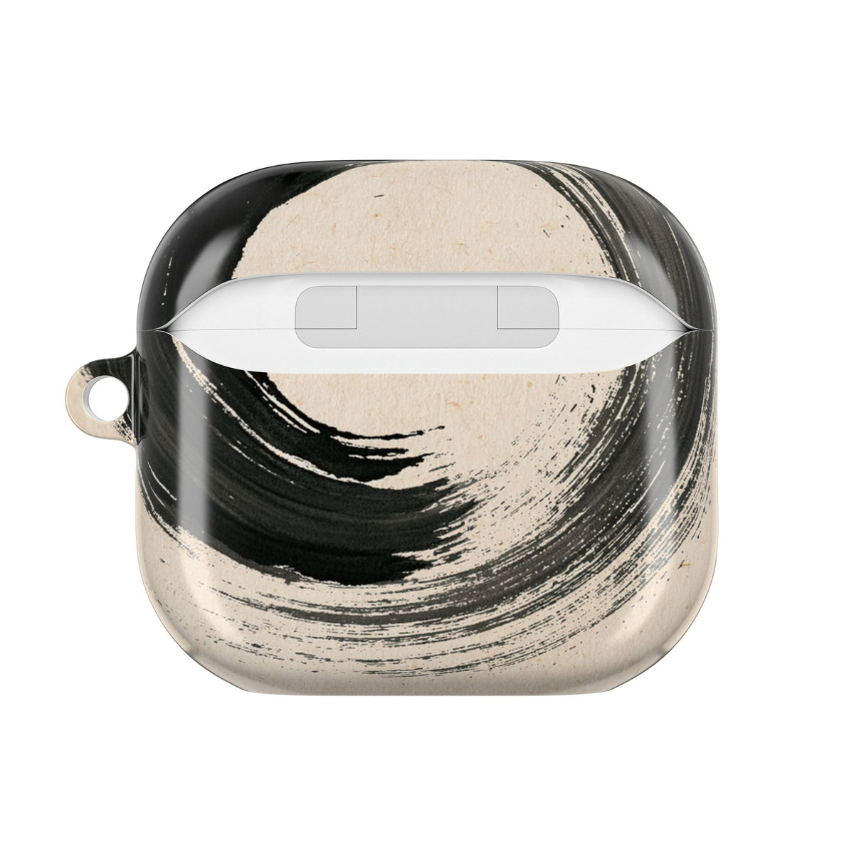 Zen Ensō Circle · Hard Case for AirPods & AirPods Pro · Beige