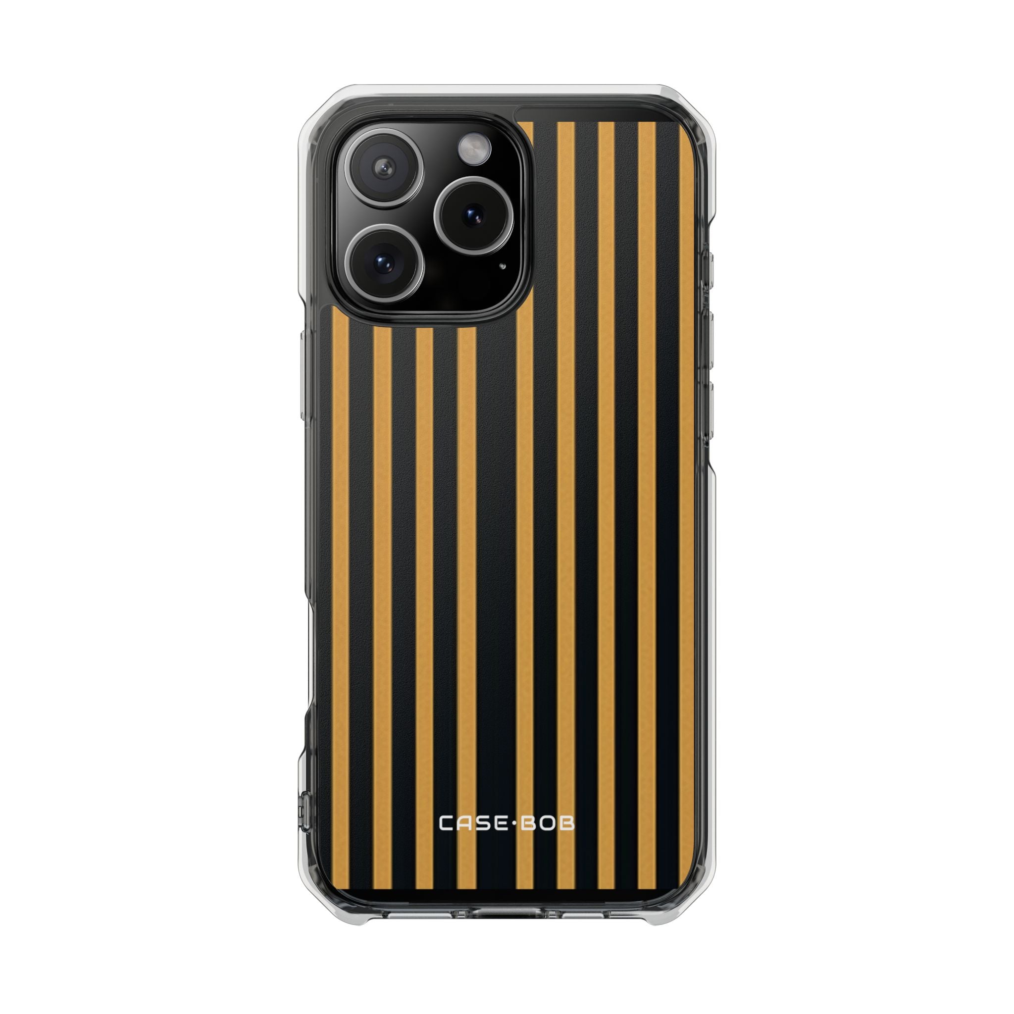 Golden Stripes iPhone 16 Pro Max Case - Impact