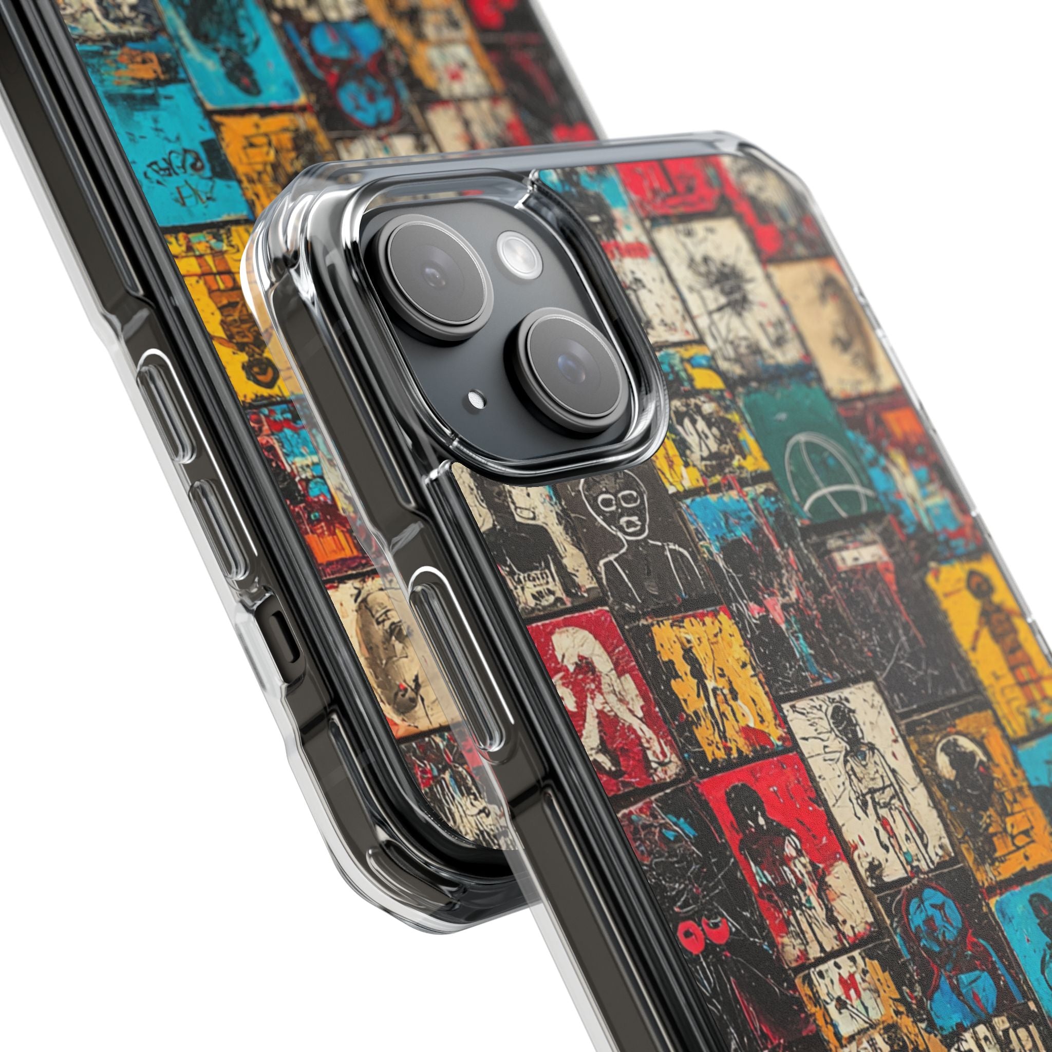 Figured Grid iPhone 15 Plus Case - Impact