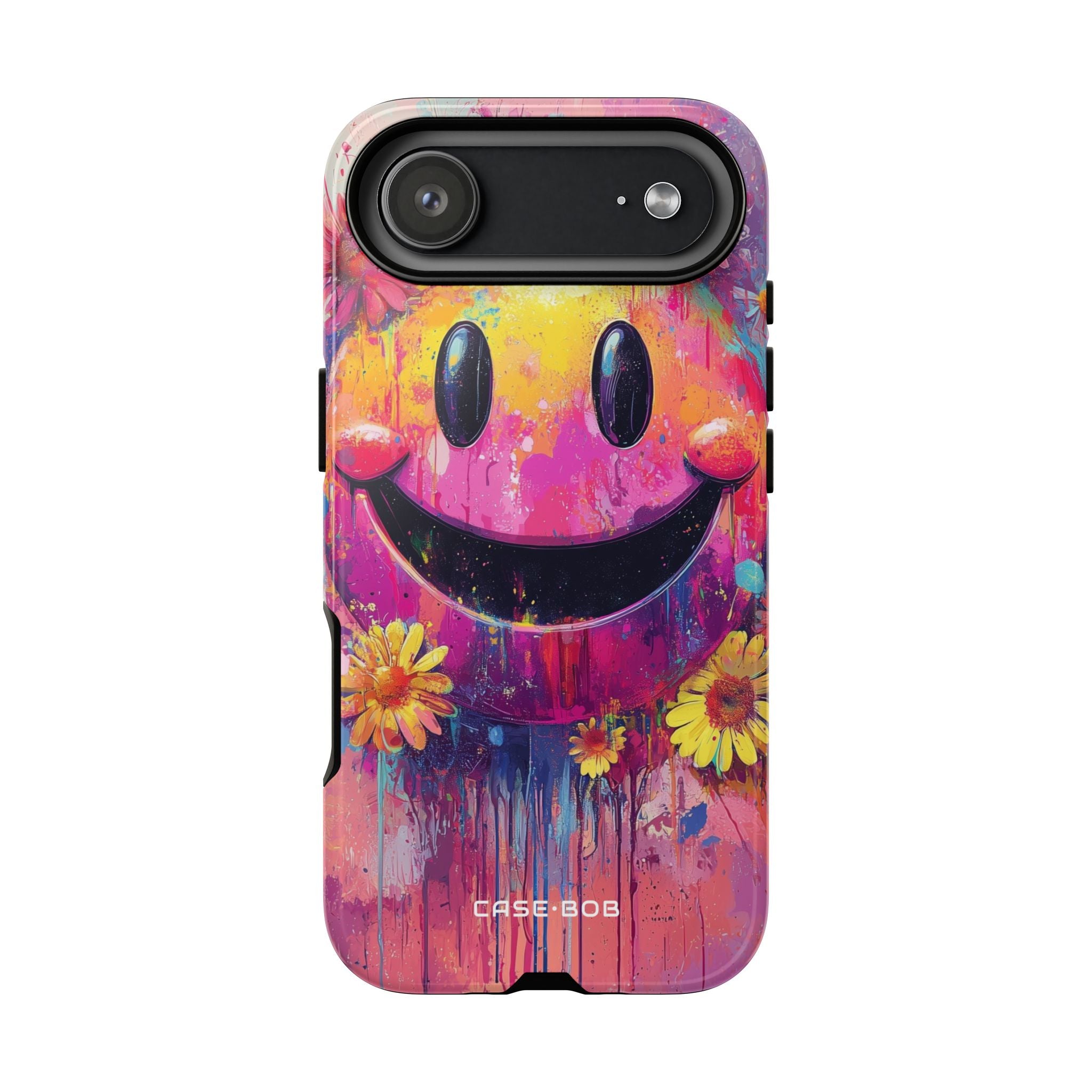 Smiley Bloom iPhone 17 Air Case - Tough - CASE•BOB