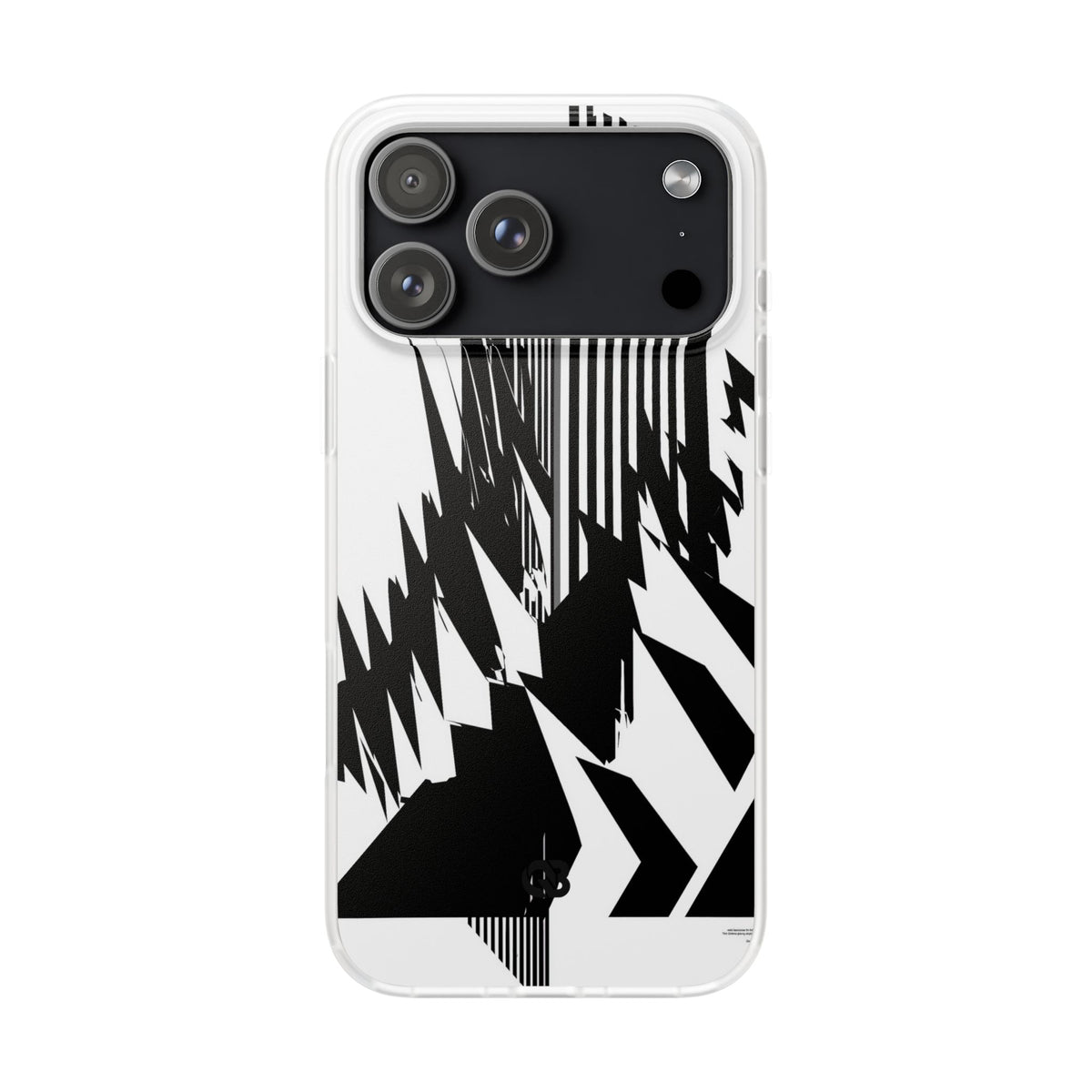 White Lite Phone Case for iPhone - Shattered Vector Spire
