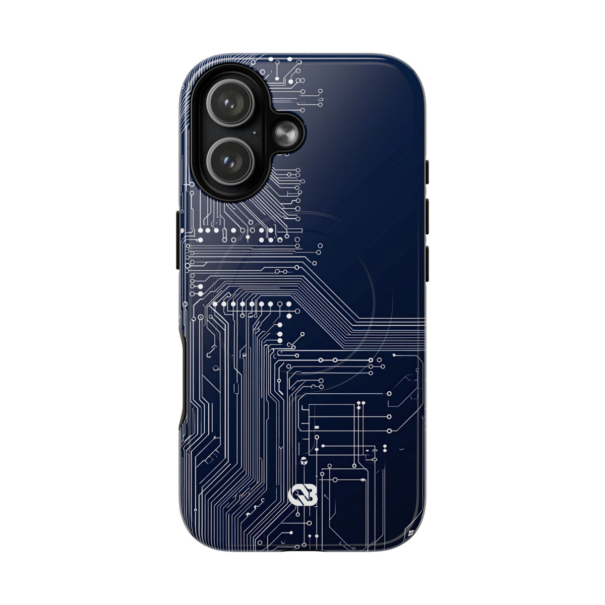 Blue Tough 2.0 Magsafe Phone Case for iPhone - Cobalt Data Stream