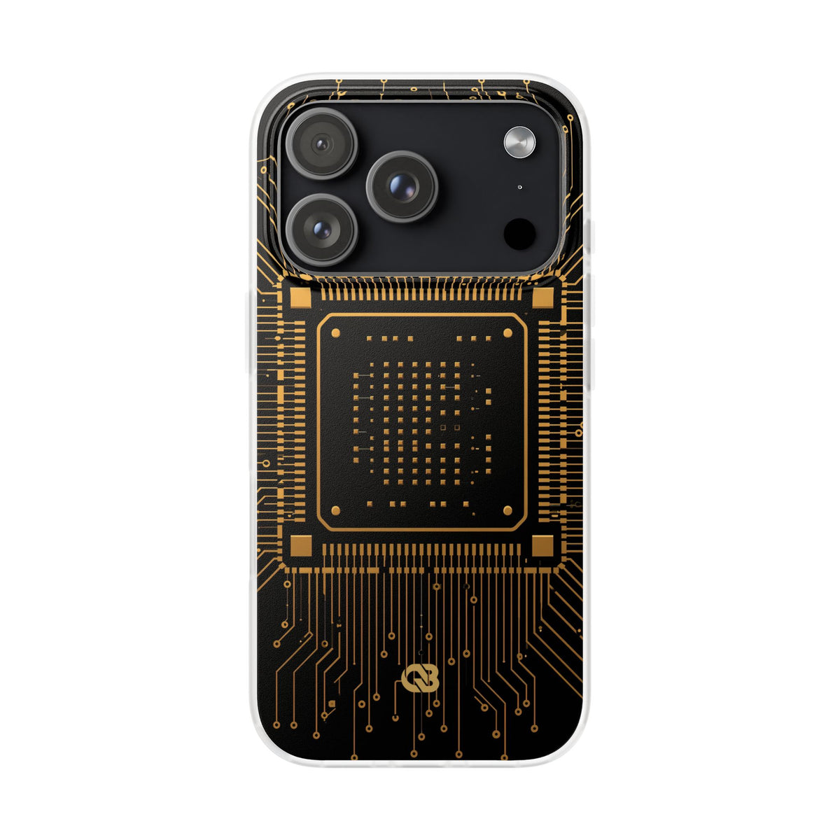 Golden Circuit Architecture · Lite Phone Case for iPhone · Gold