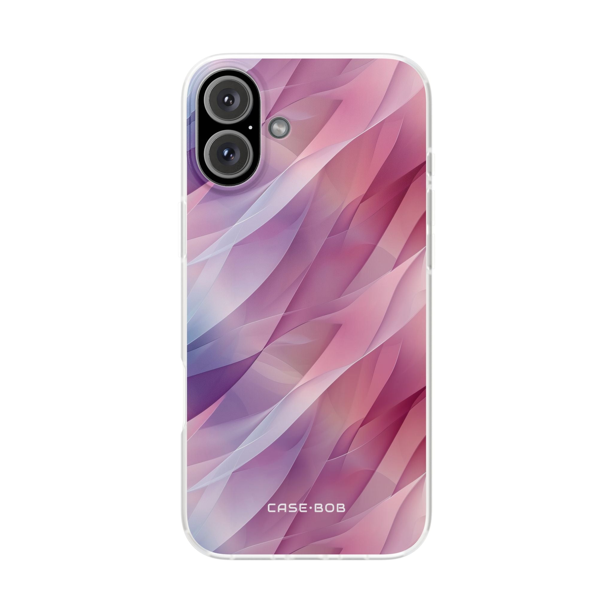 Pink Wave iPhone 16 Plus Cover - Blød