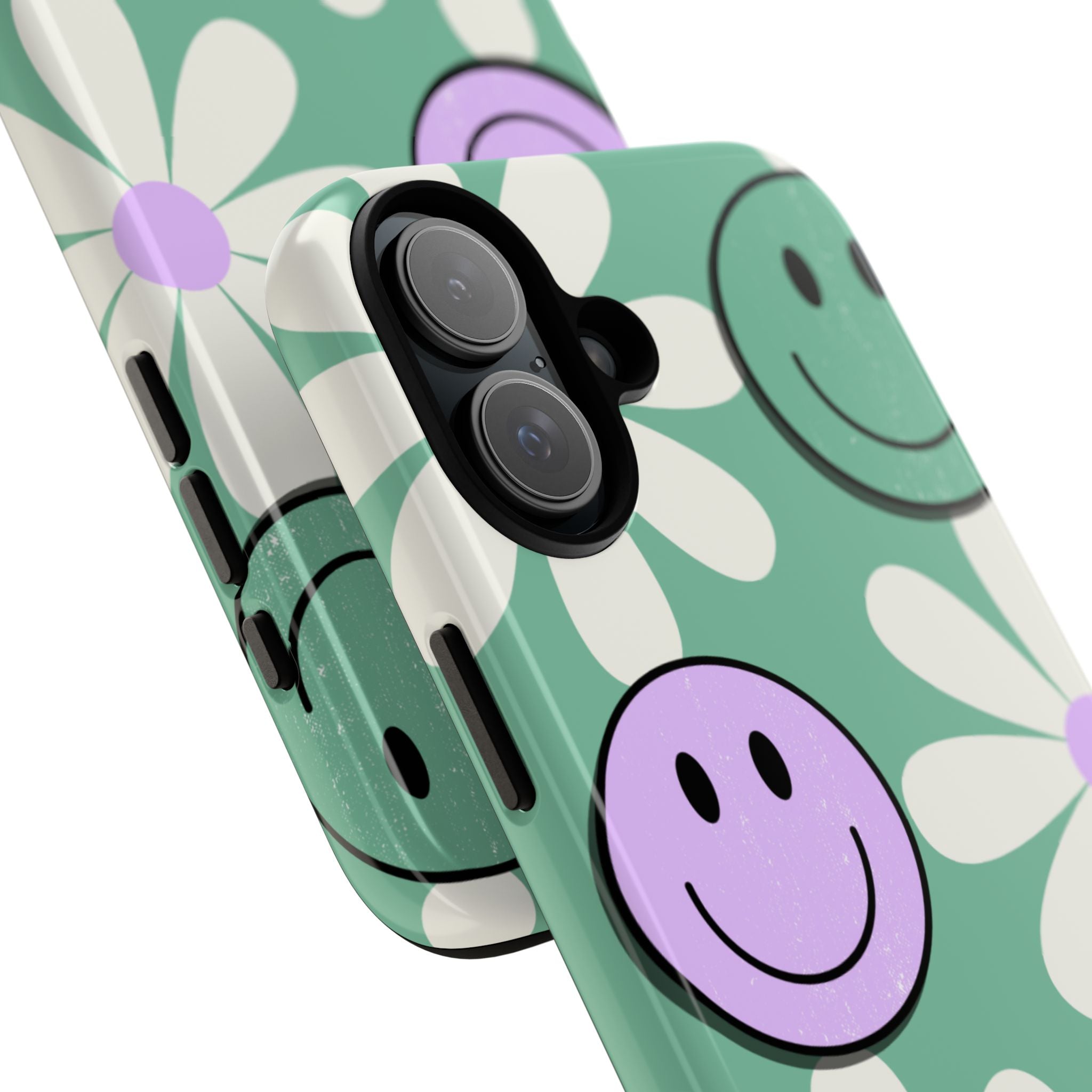 Smiley Bloom iPhone 16 Plus Case - Tough
