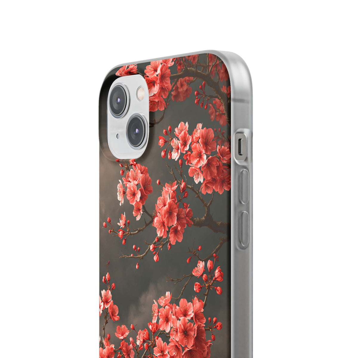 Dark Sakura Nocturne · Lite Phone Case for iPhone · Black