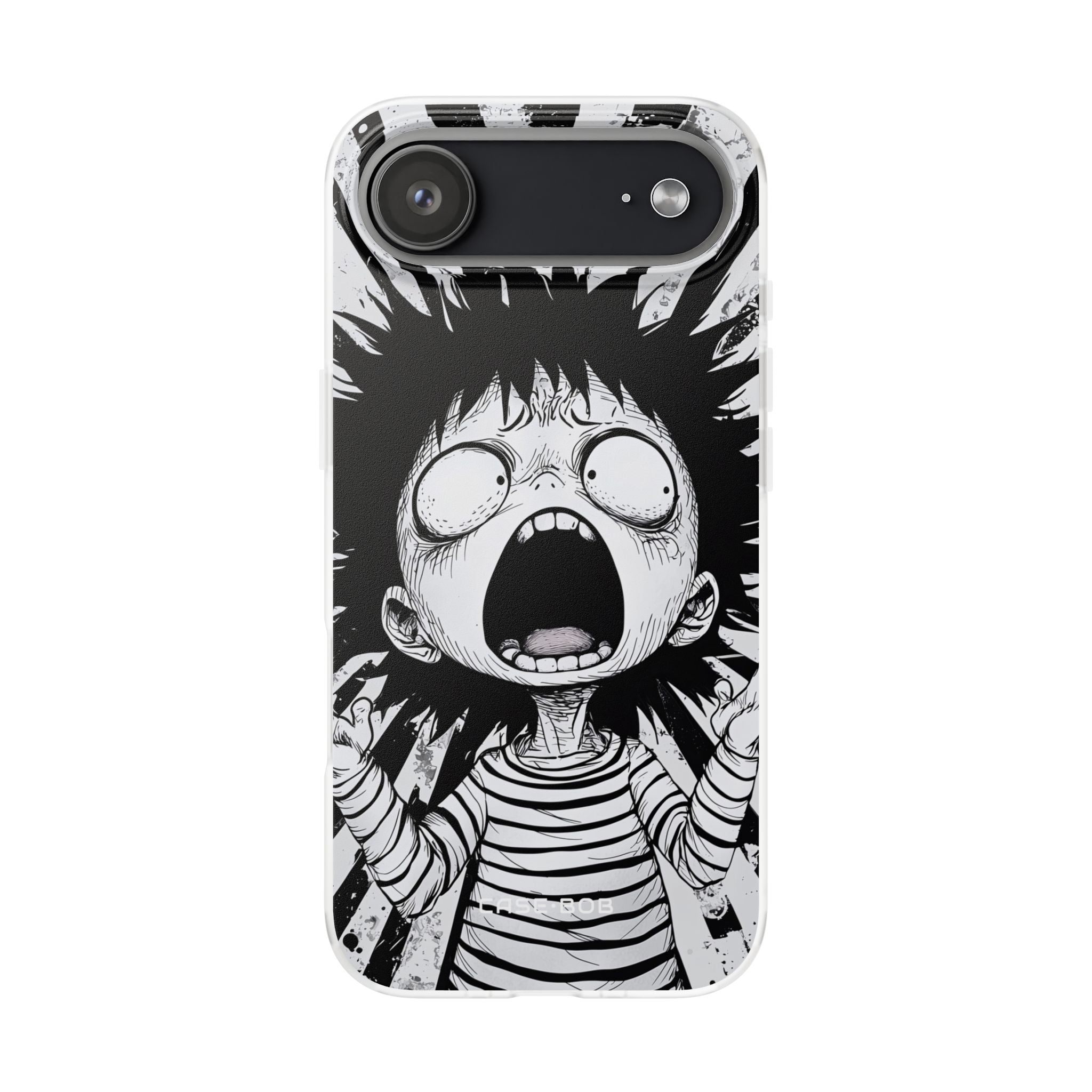 Screaming Stripes iPhone 17 Air Case - Soft - CASE•BOB