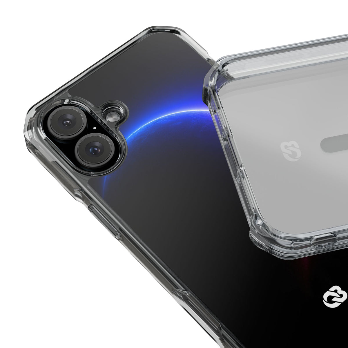 Luminous Eclipse · Clear Impact Magnetic Phone Case for iPhone · Black