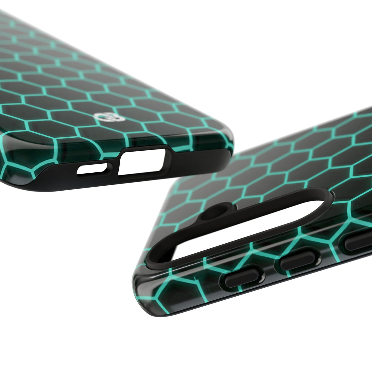 Neon Hex Spectrum · Tough Phone Case for Samsung · Teal