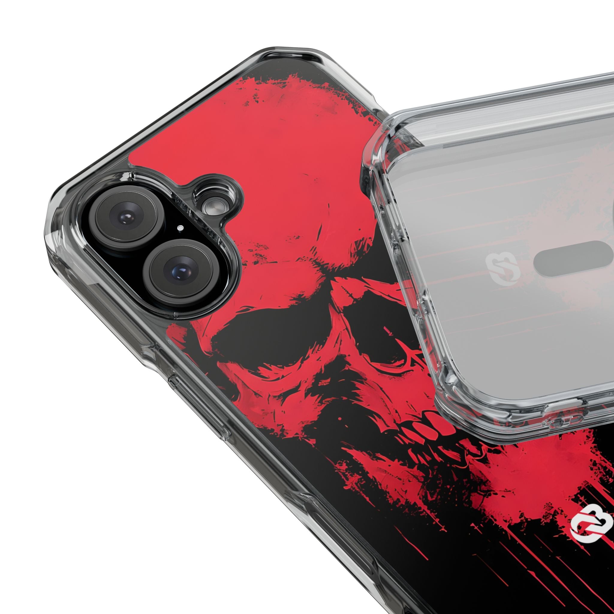 Crimson Street Skull · Impact Phone Case for iPhone · Magsafe