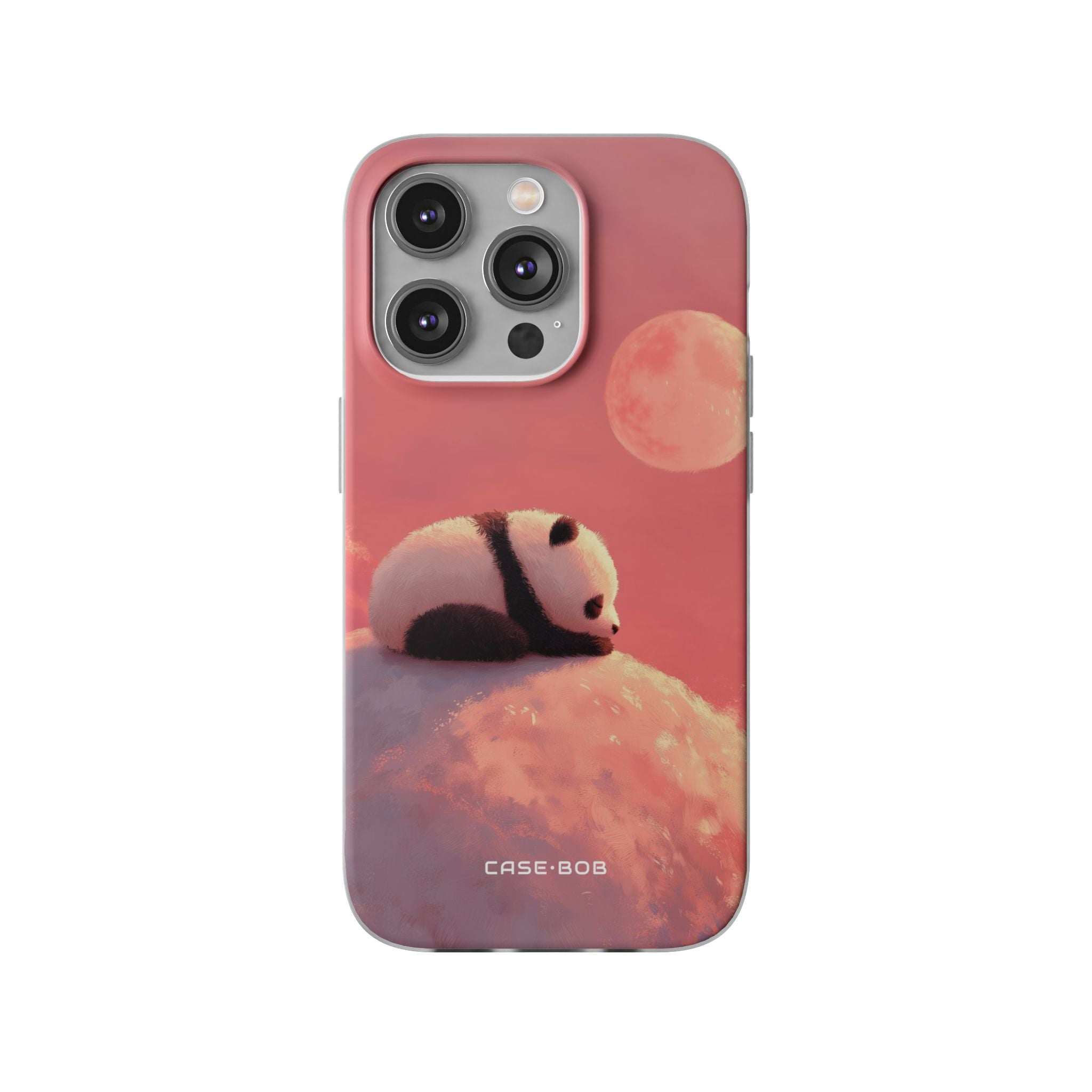 Panda Moonbeam iPhone 14 Pro -pehmeä suojakotelo