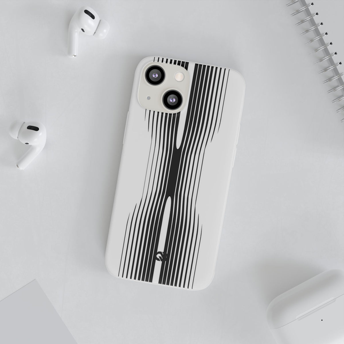 Linear Compression · Lite Phone Case for iPhone · Black